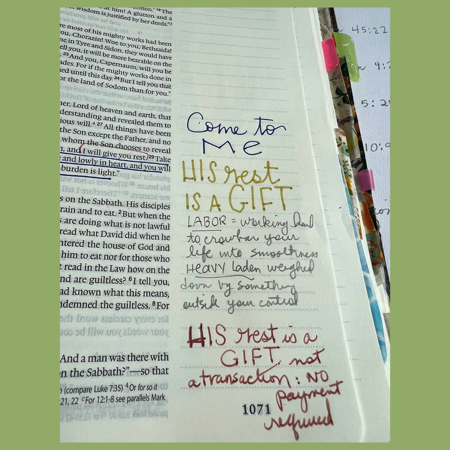 Wait... Look Closer. Let's Rest in His Word!