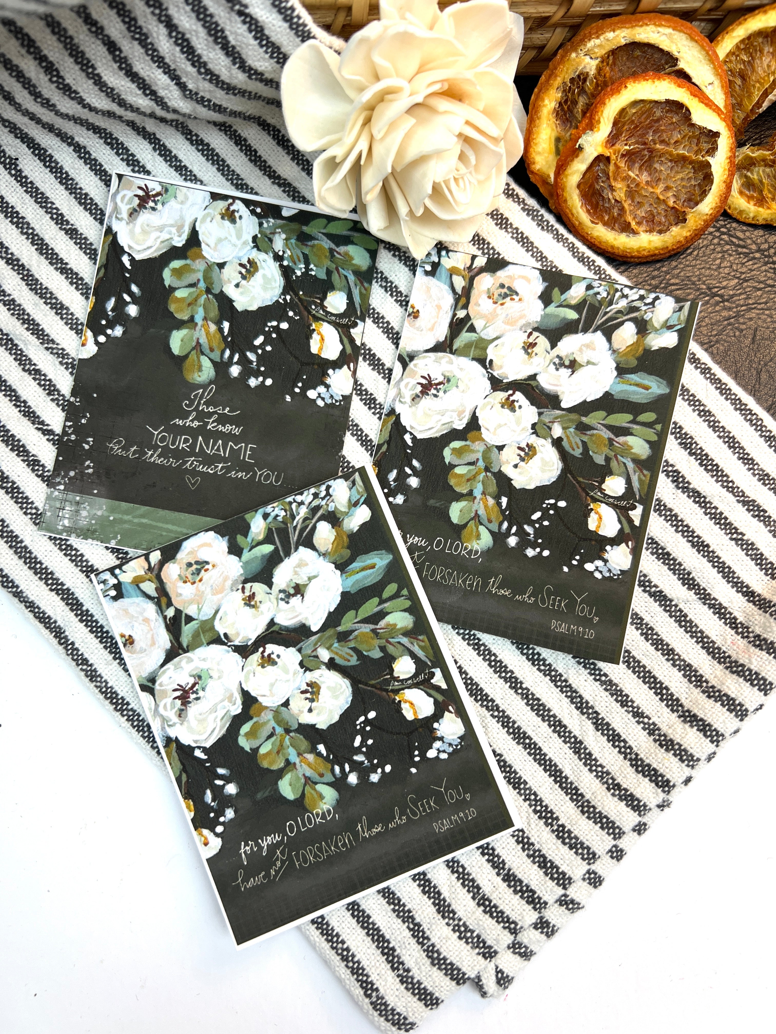 Not Forsaken Psalm 9:10 ~ Little & Mini Shareable Sets ~ 2 OPTIONS
