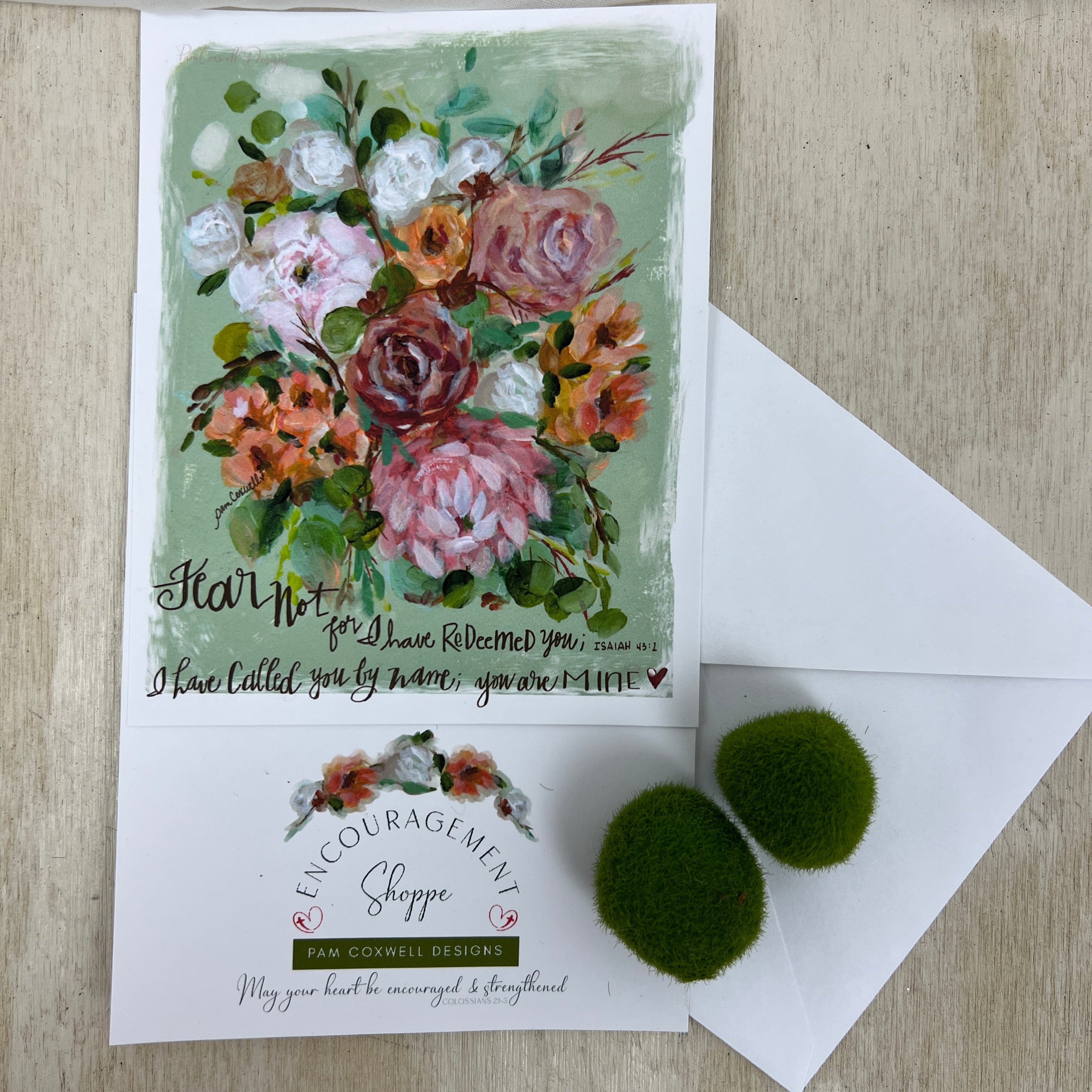 Redeemed Isaiah 43" ~Notecards - Sets of 4