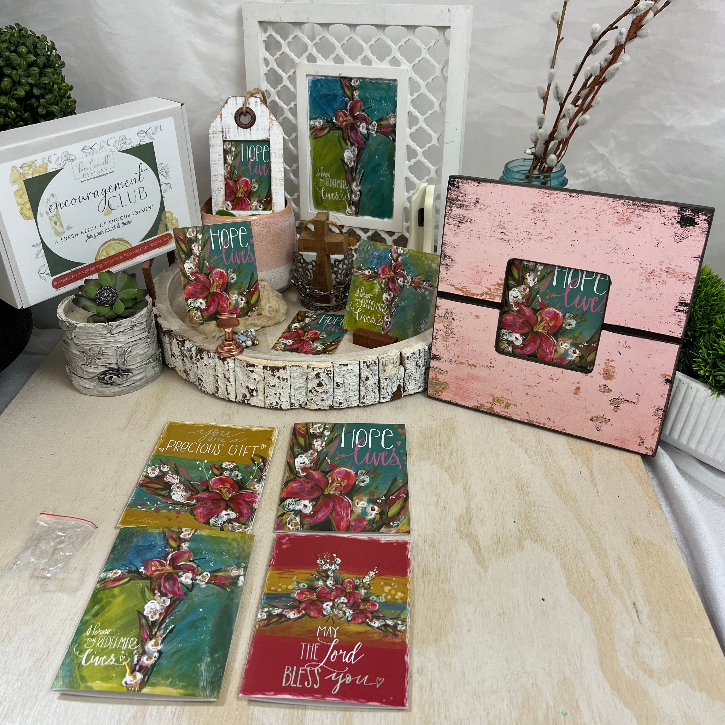 Redeemer Cross Job 19:25 ~ Notecards ~ Sets of 4