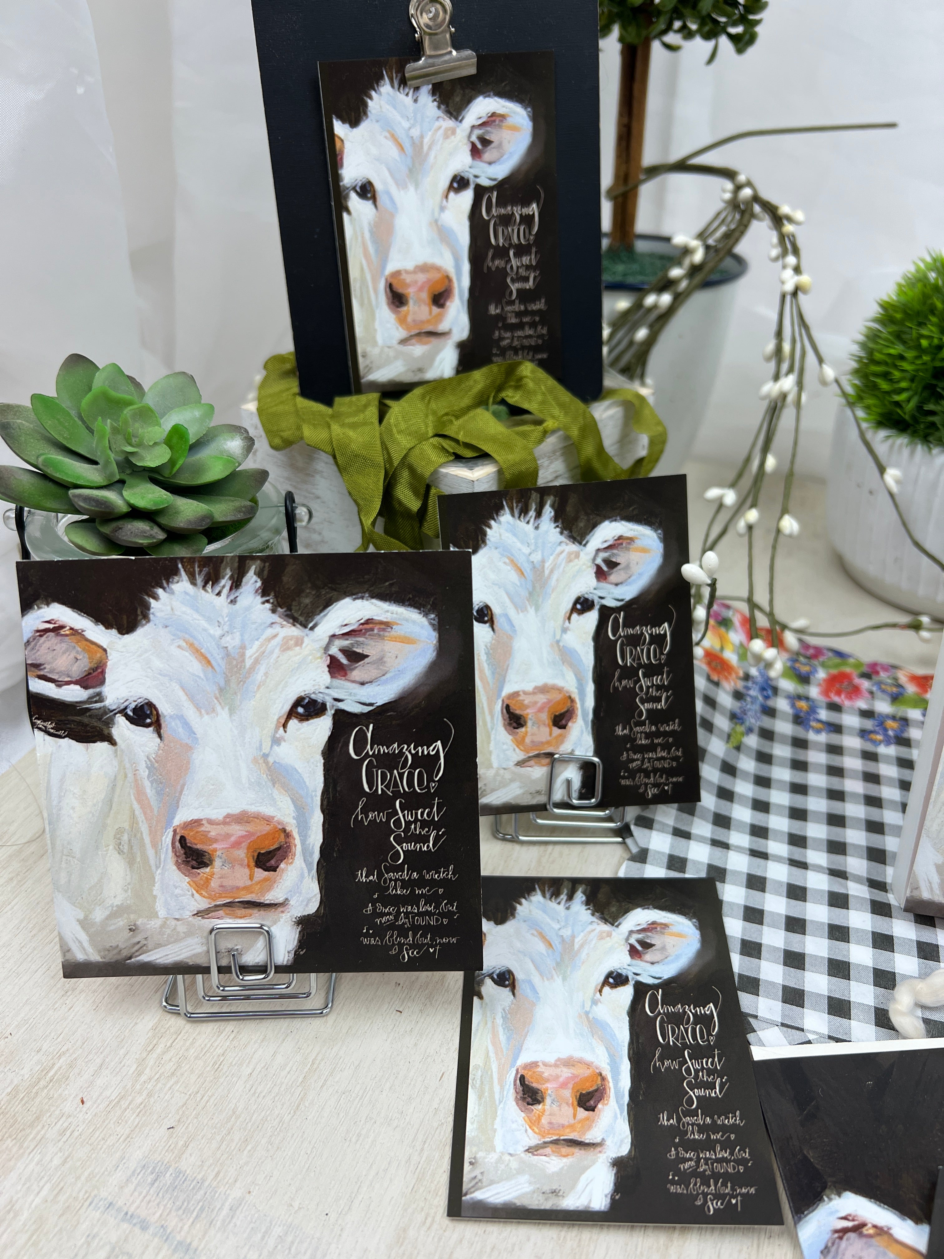 Amazing Grace Cow ~ Little & Mini Shareable Sets ~ 2 OPTIONS
