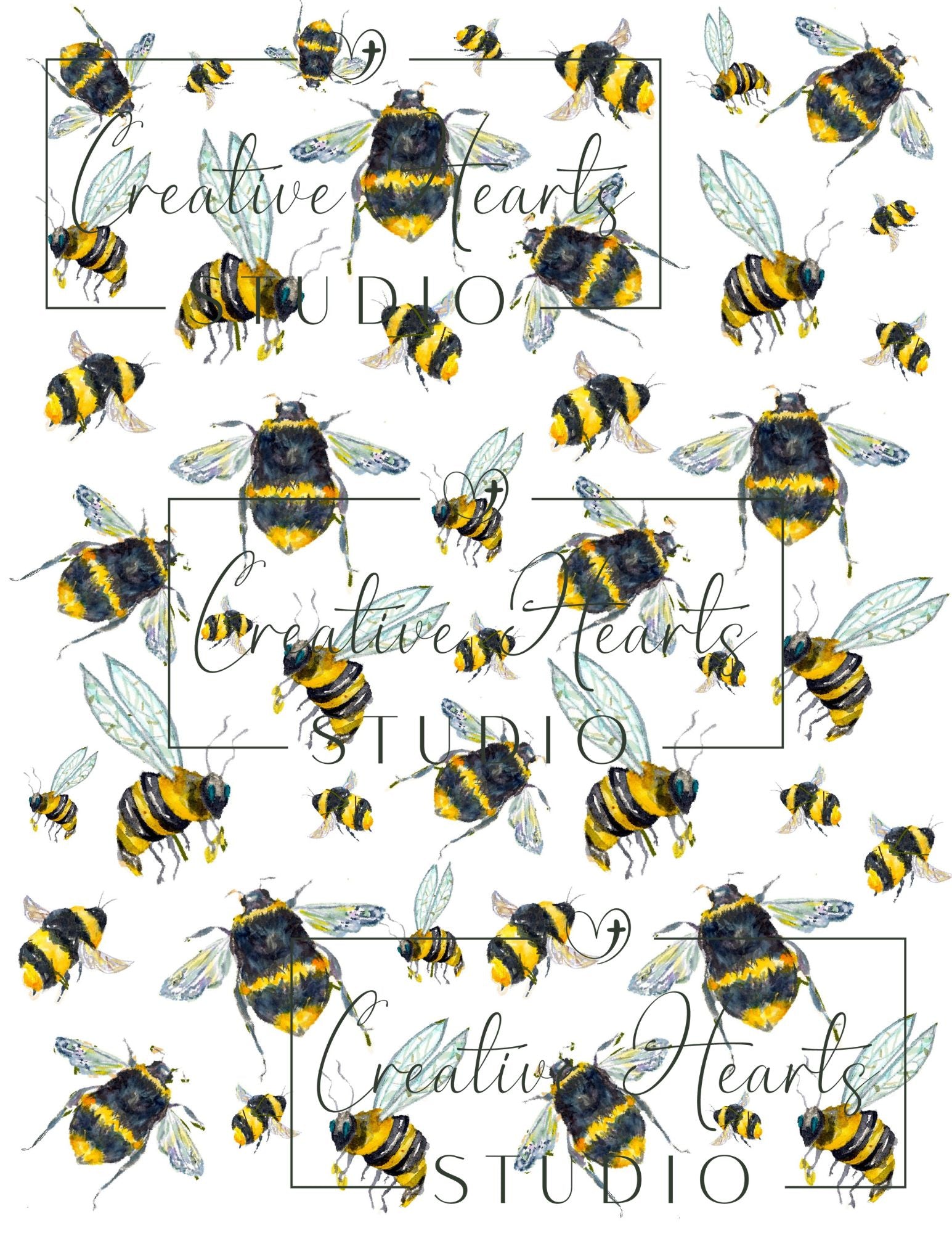 Bumble Bee Bundle ART Printable