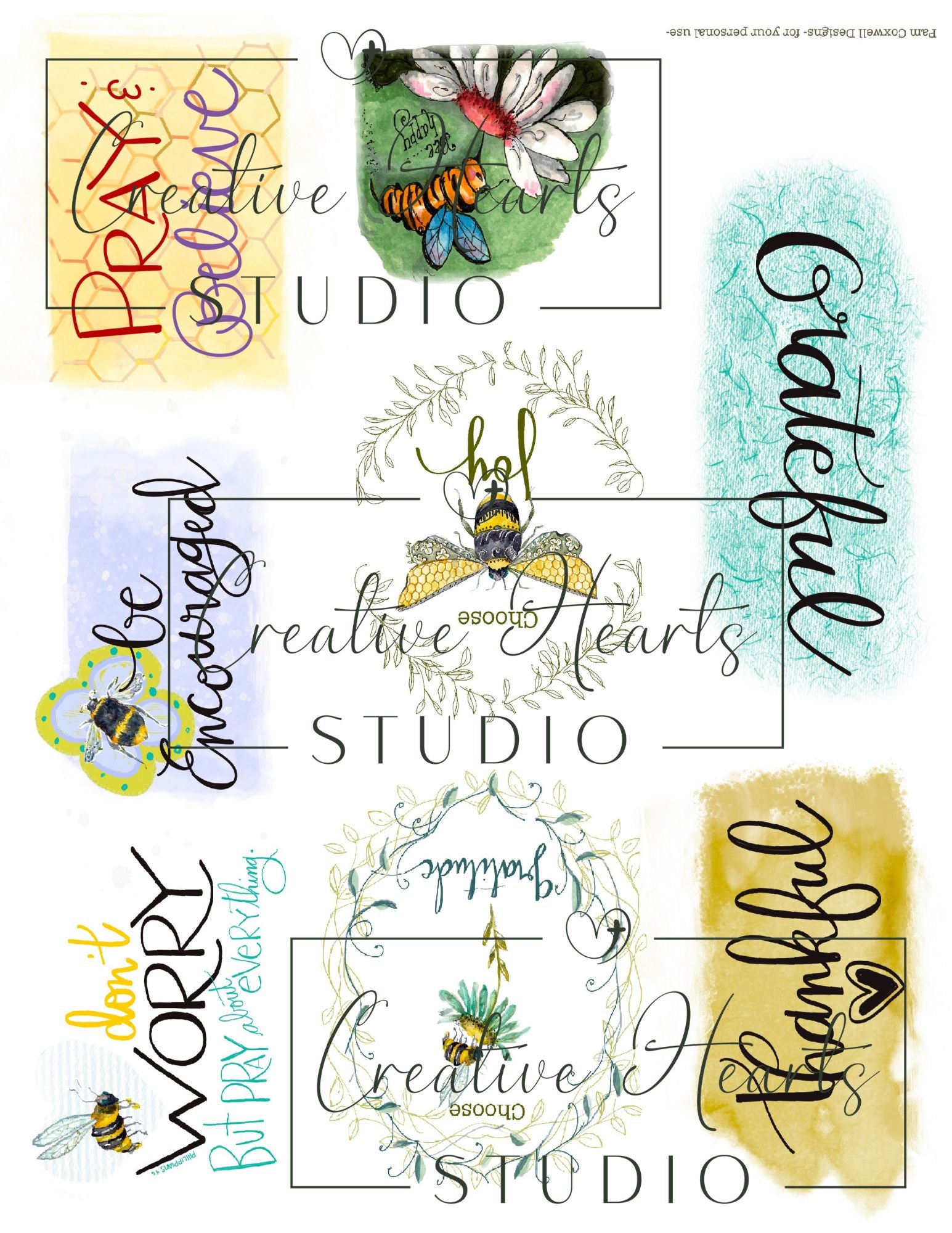 Bumble Bee Bundle ART Printable