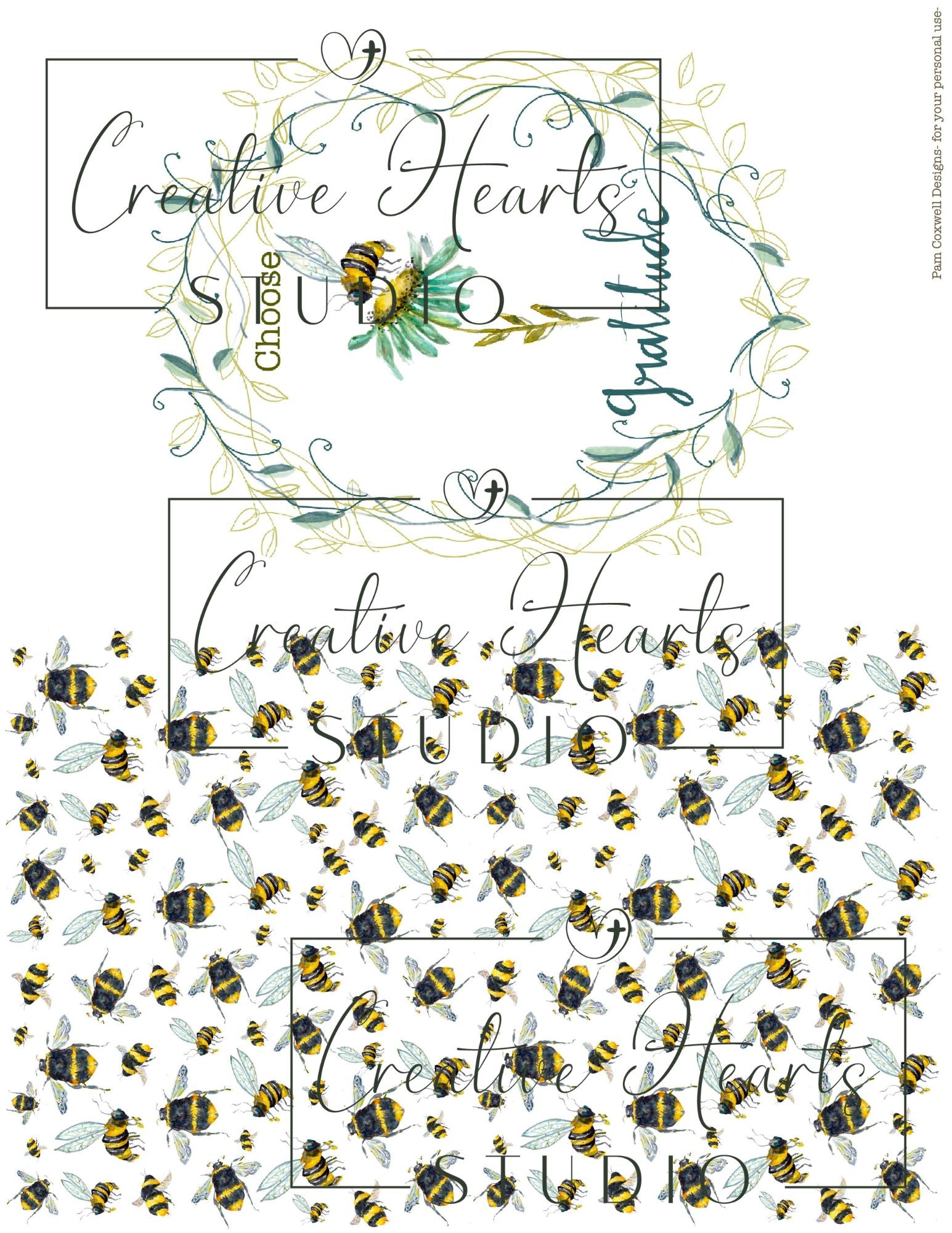 Bumble Bee Bundle ART Printable
