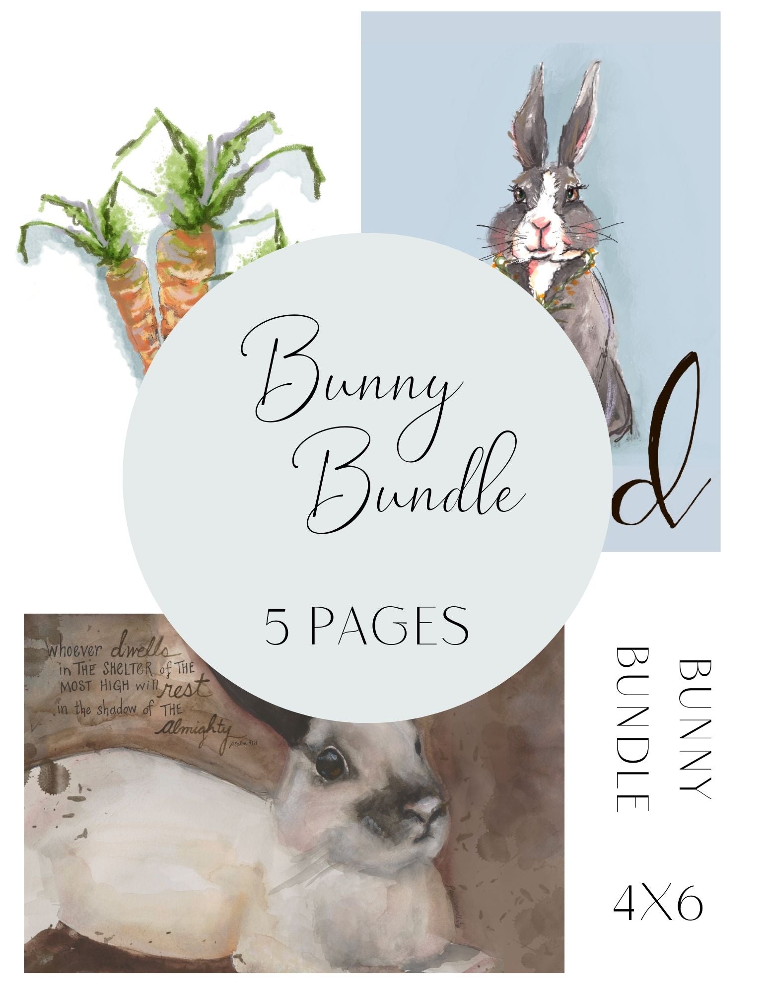 Bunny Bundle Art Printables