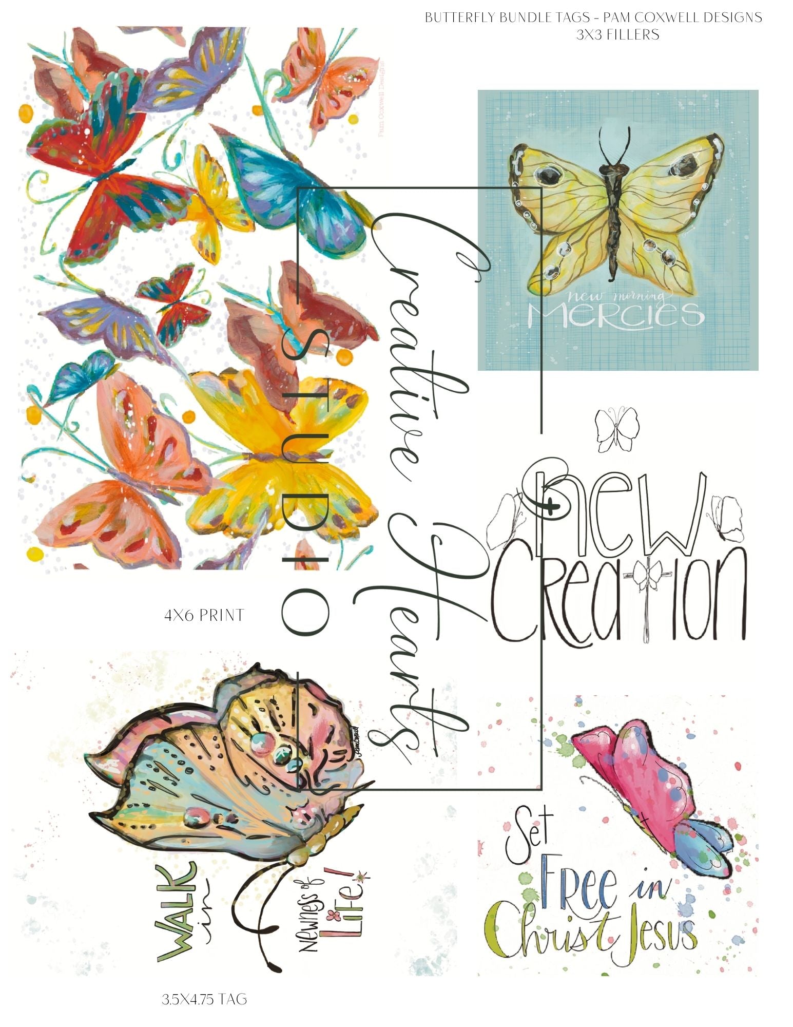 Butterfly Bundle Art Printable