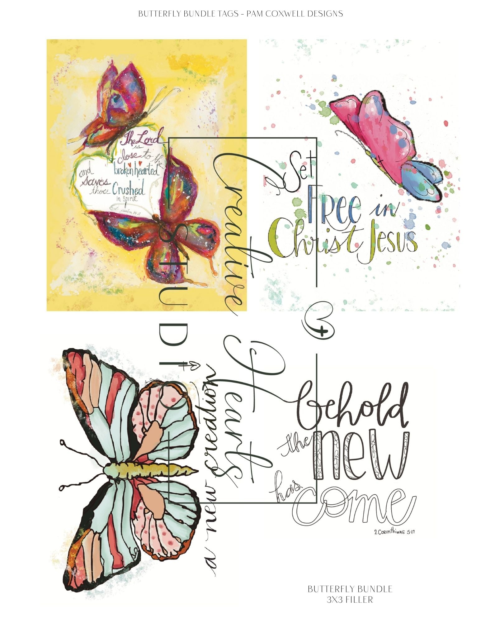 Butterfly Bundle Art Printable