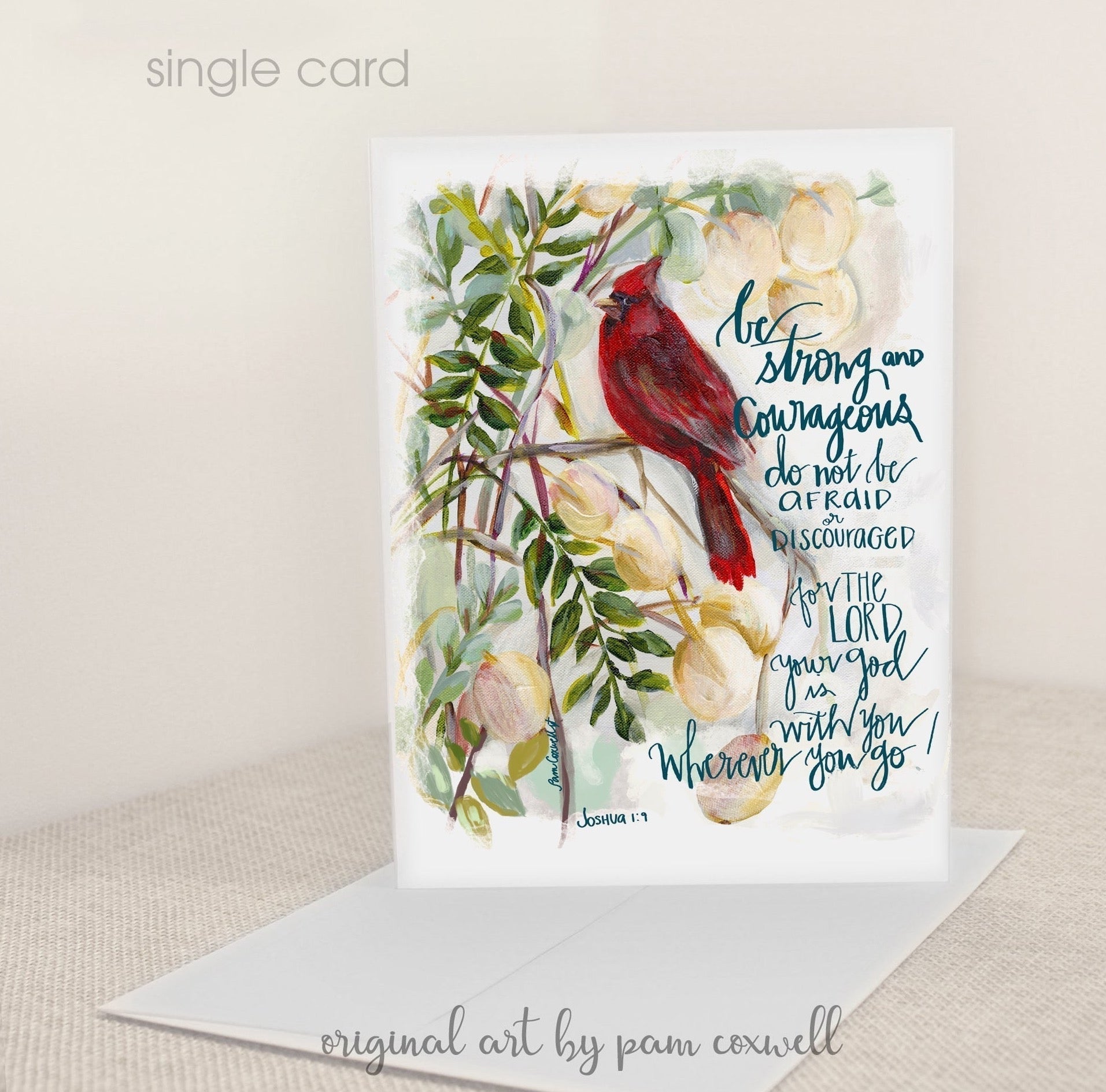 Be Strong Cardinal - Notecards