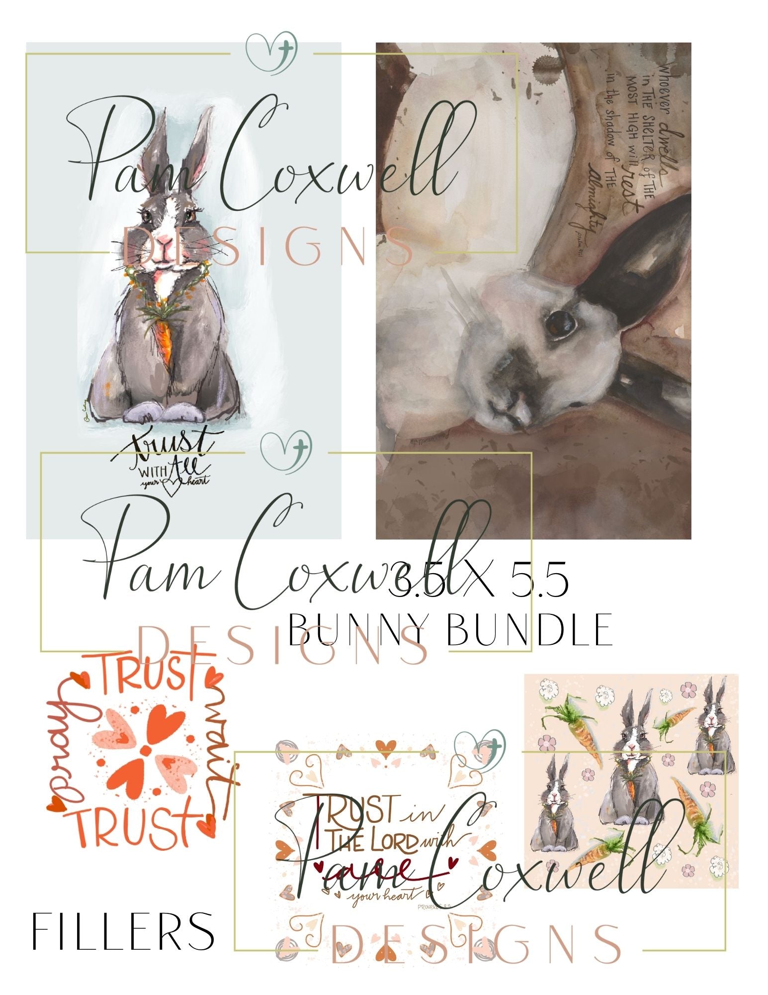 Bunny Bundle Art Printables