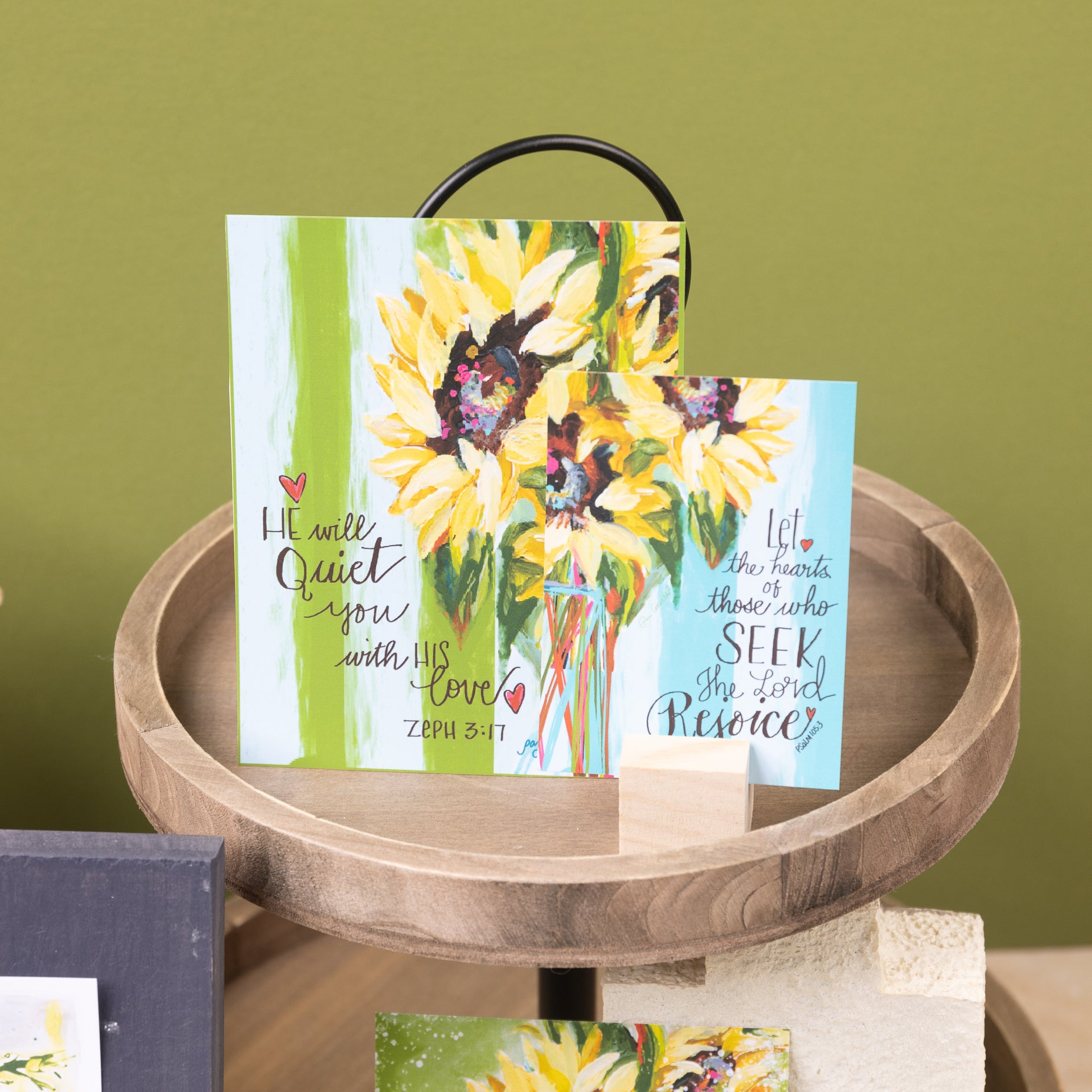 Glory Sunflowers Psalm 105:3 ~ Little & Mini Shareable Sets ~ 2 OPTIONS