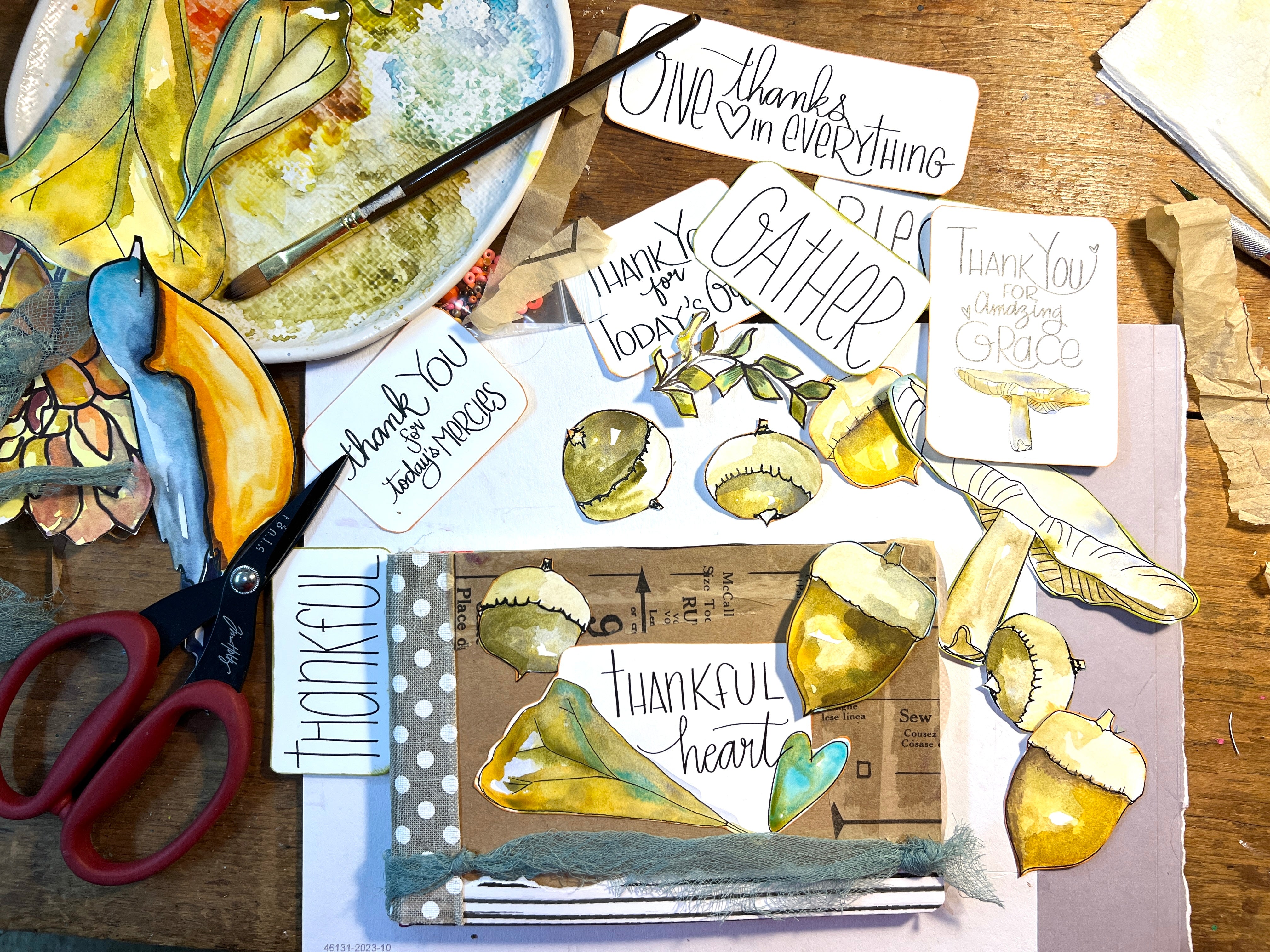 Bee Thankful Mini Journal Kit