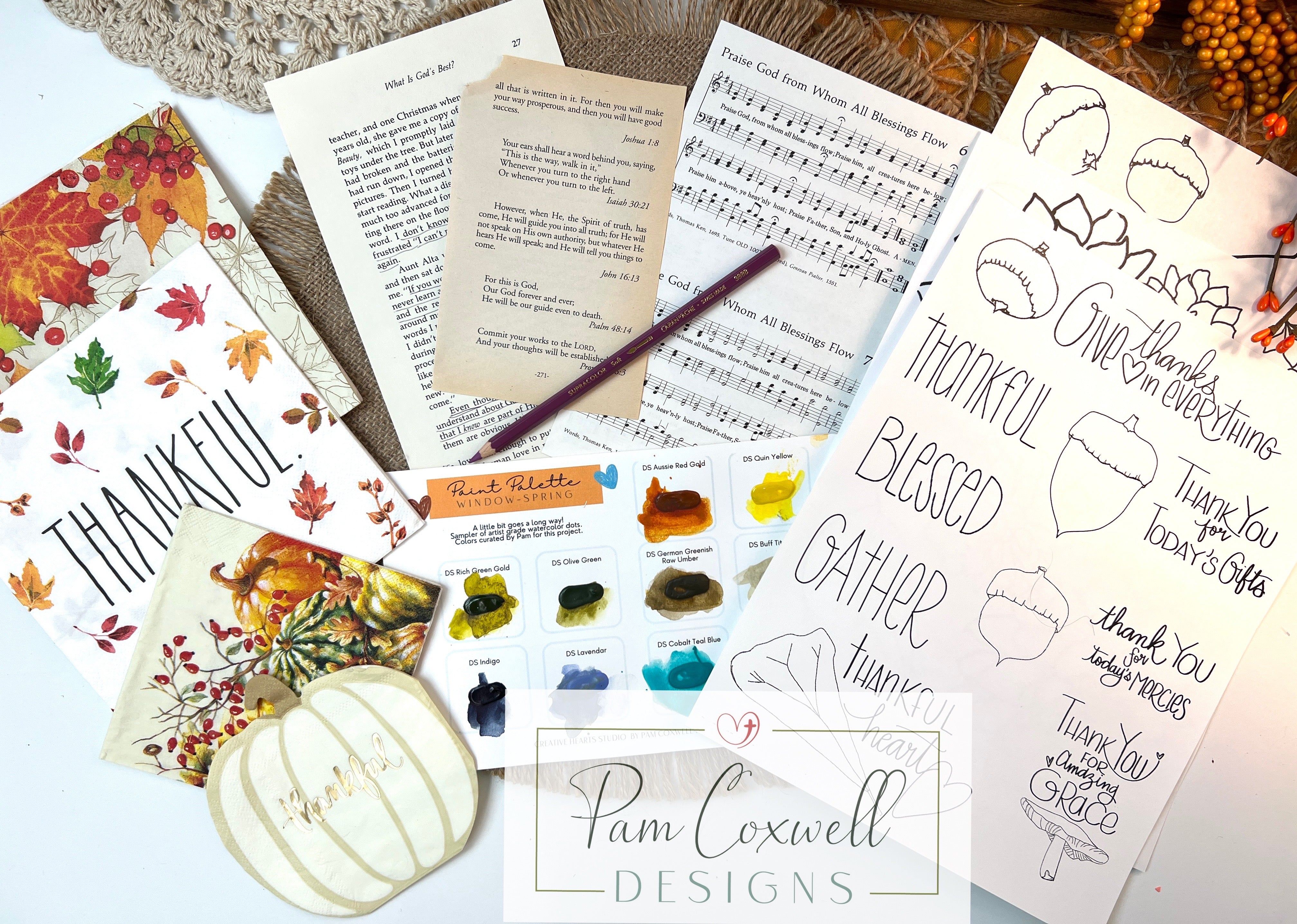 Bee Thankful Mini Journal Kit
