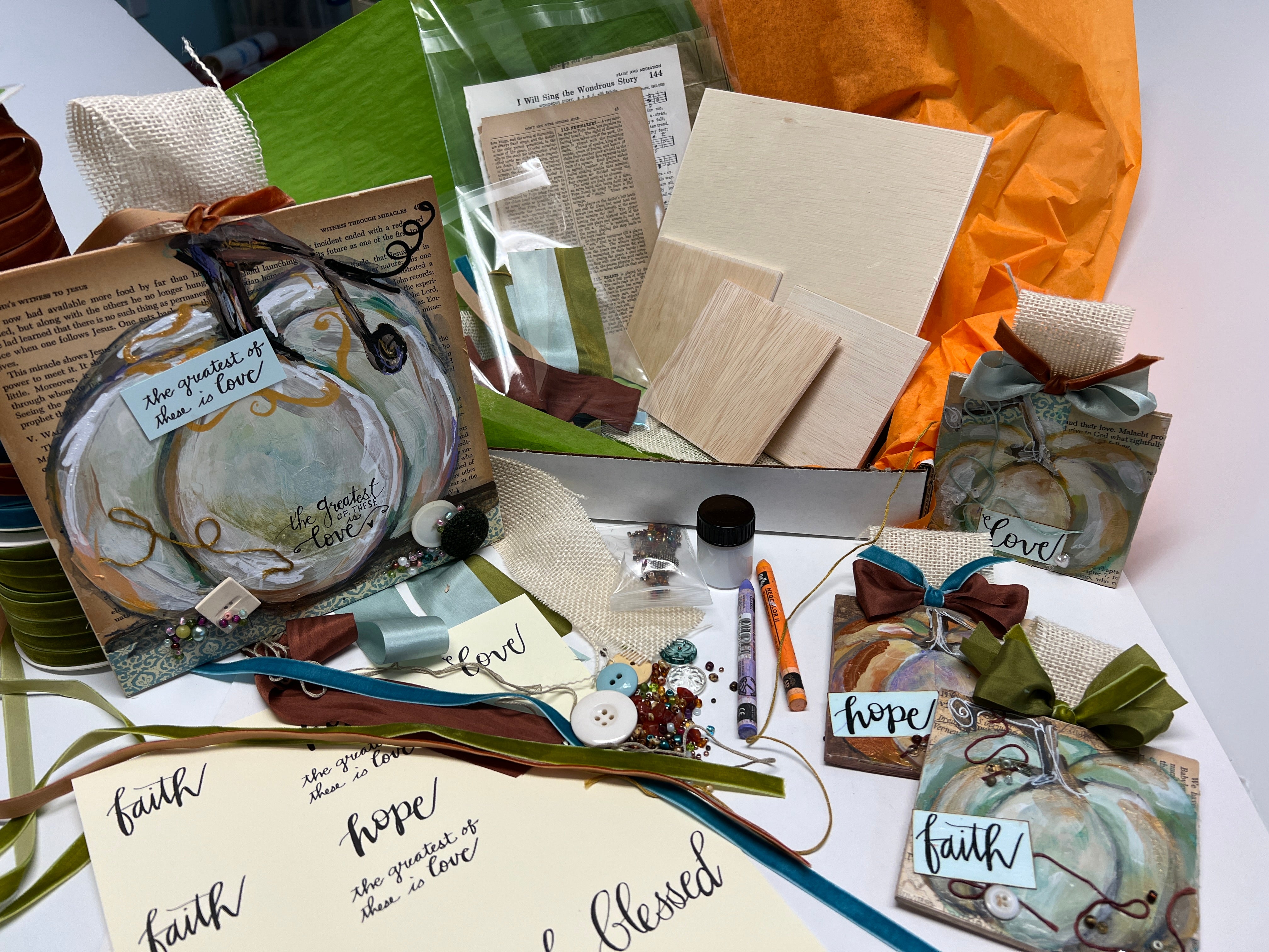 On-Demand Workshop: Pumpkin Patch Workshop + Kit COMBO