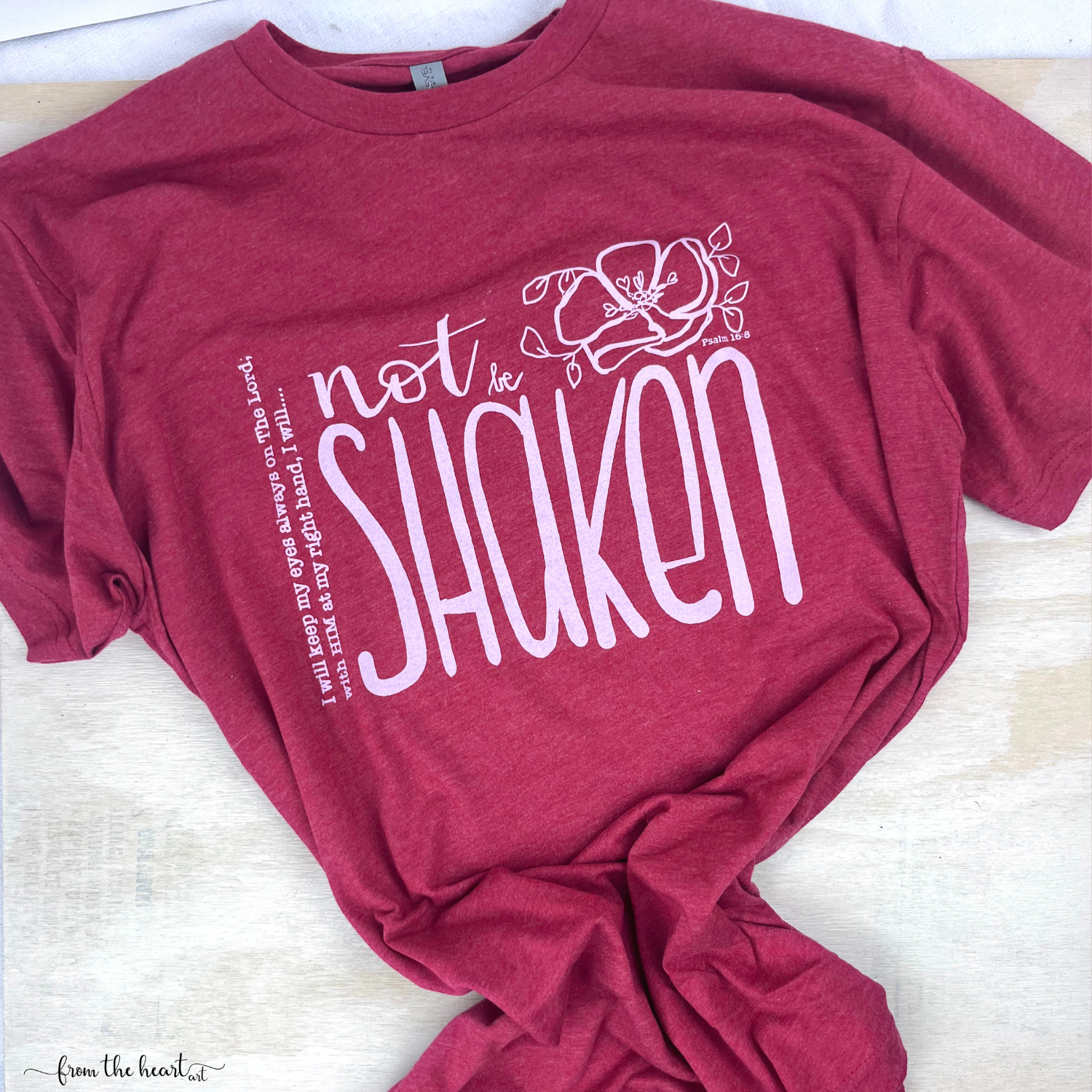 "Will Not Be Shaken" T Shirt
