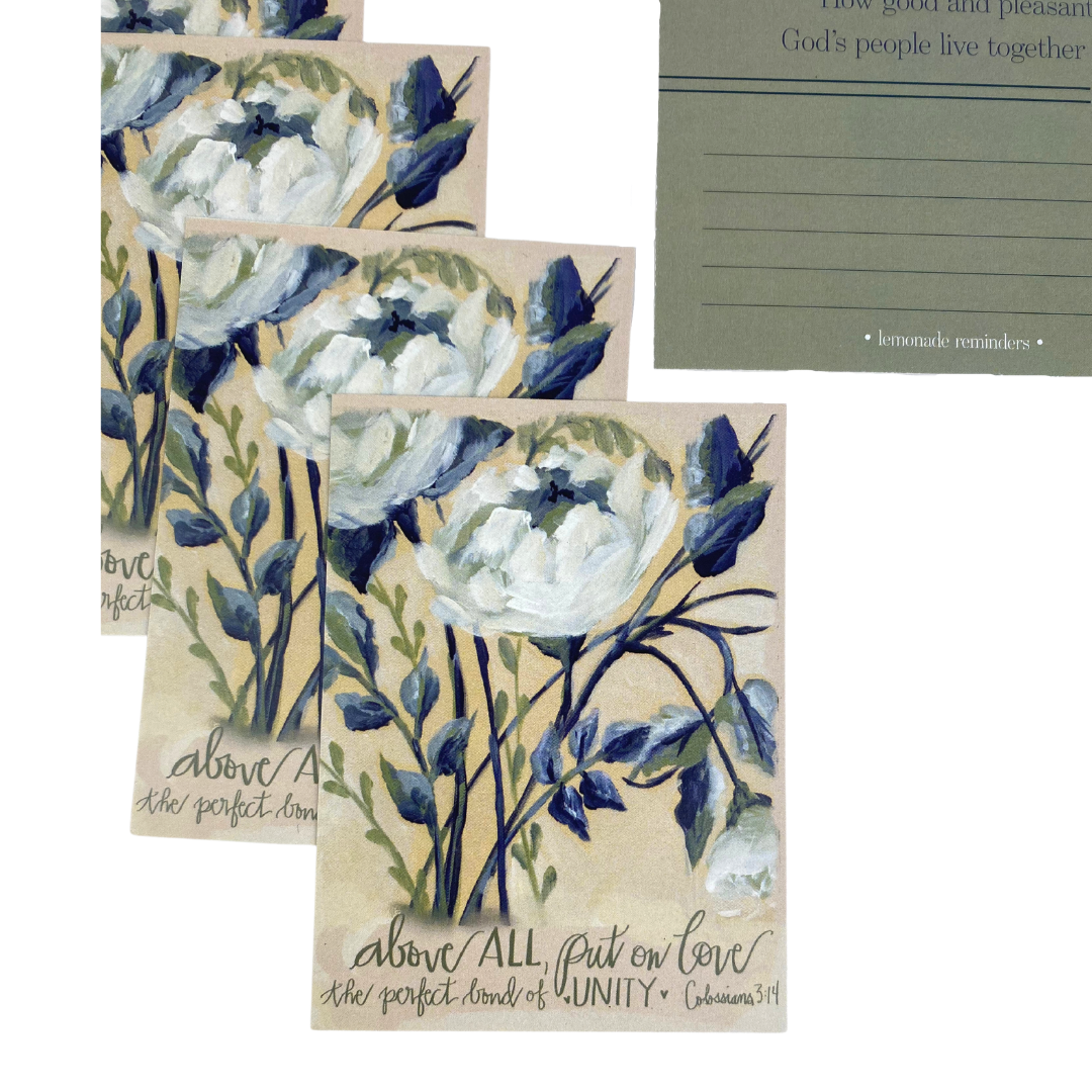 Above All Peonies ~  Mini Shareable Sets ~ Colossians 3:14