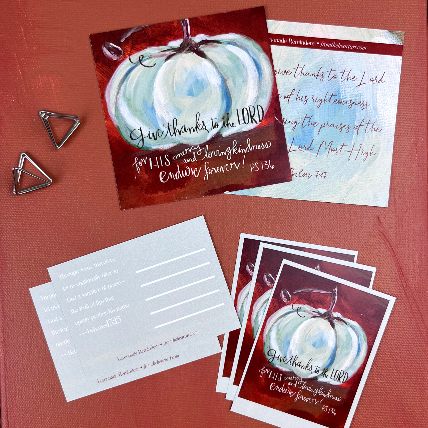 Blue Pumpkin Psalm 136 ~ Little & Mini Shareable Sets ~ 2 OPTIONS
