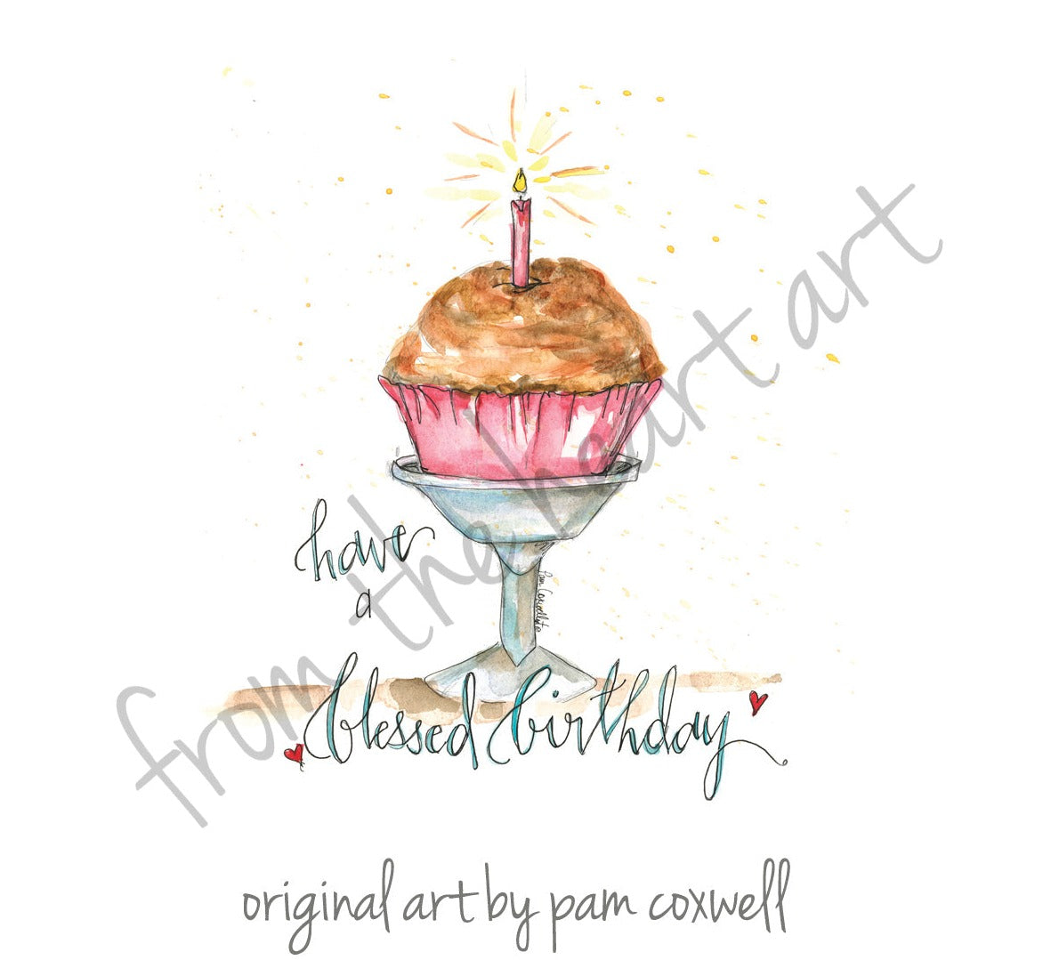 Cupcake Birthday Notecards