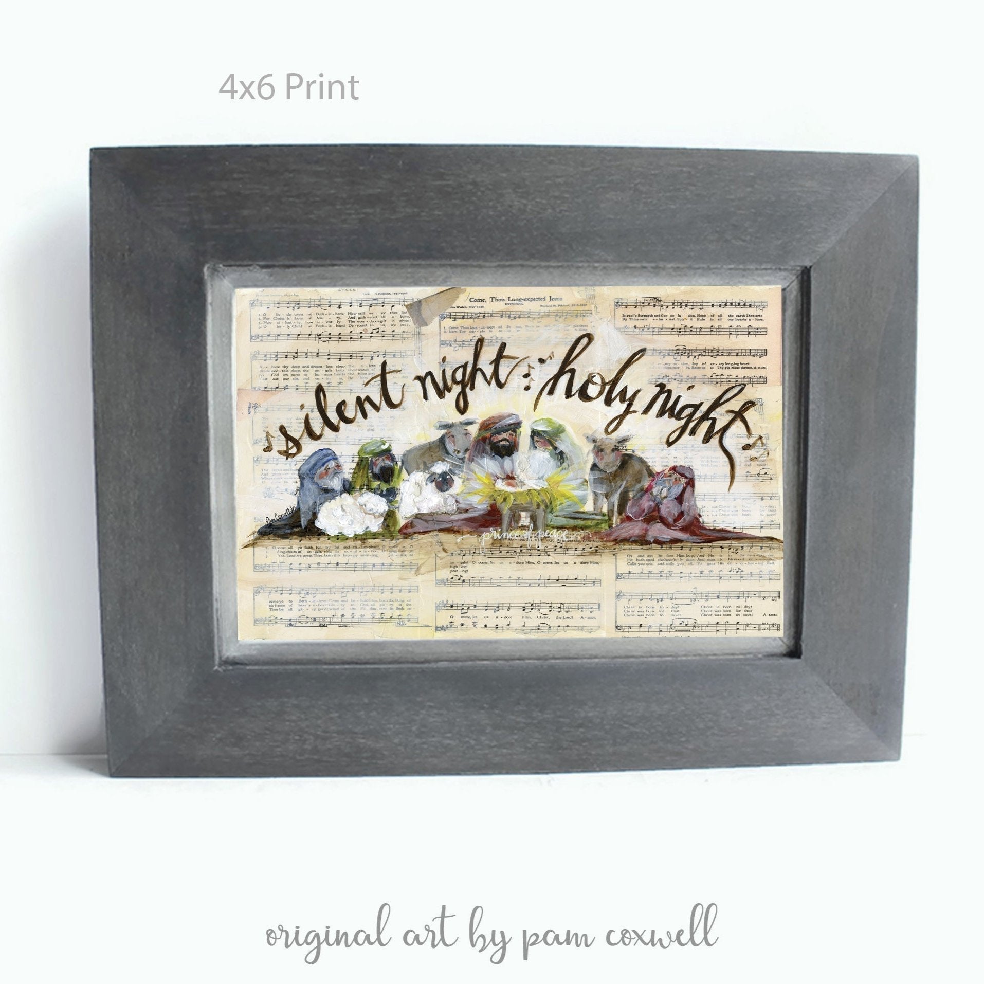 Christmas Hymnal Nativity - Prints