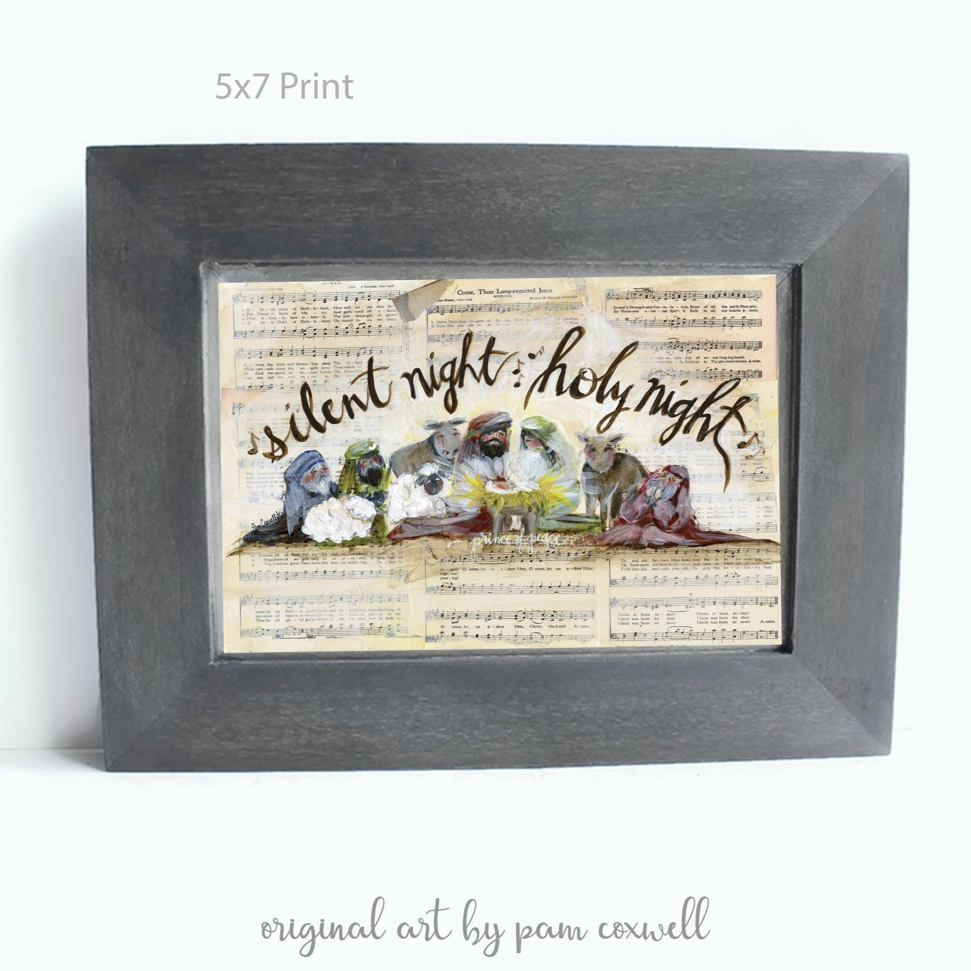 Christmas Hymnal Nativity - Prints