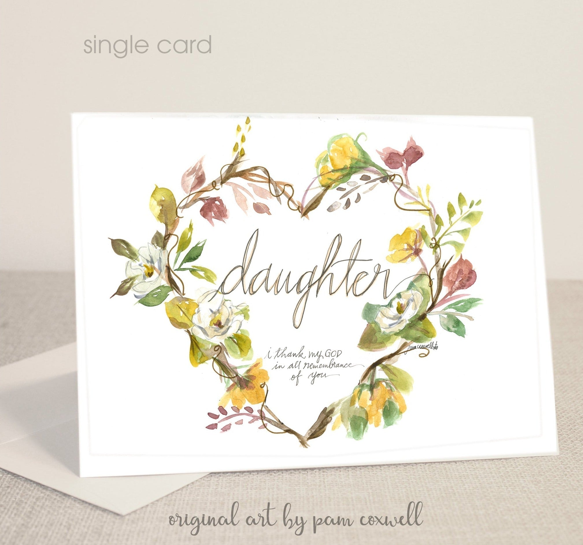 Daughter Heart Notecards