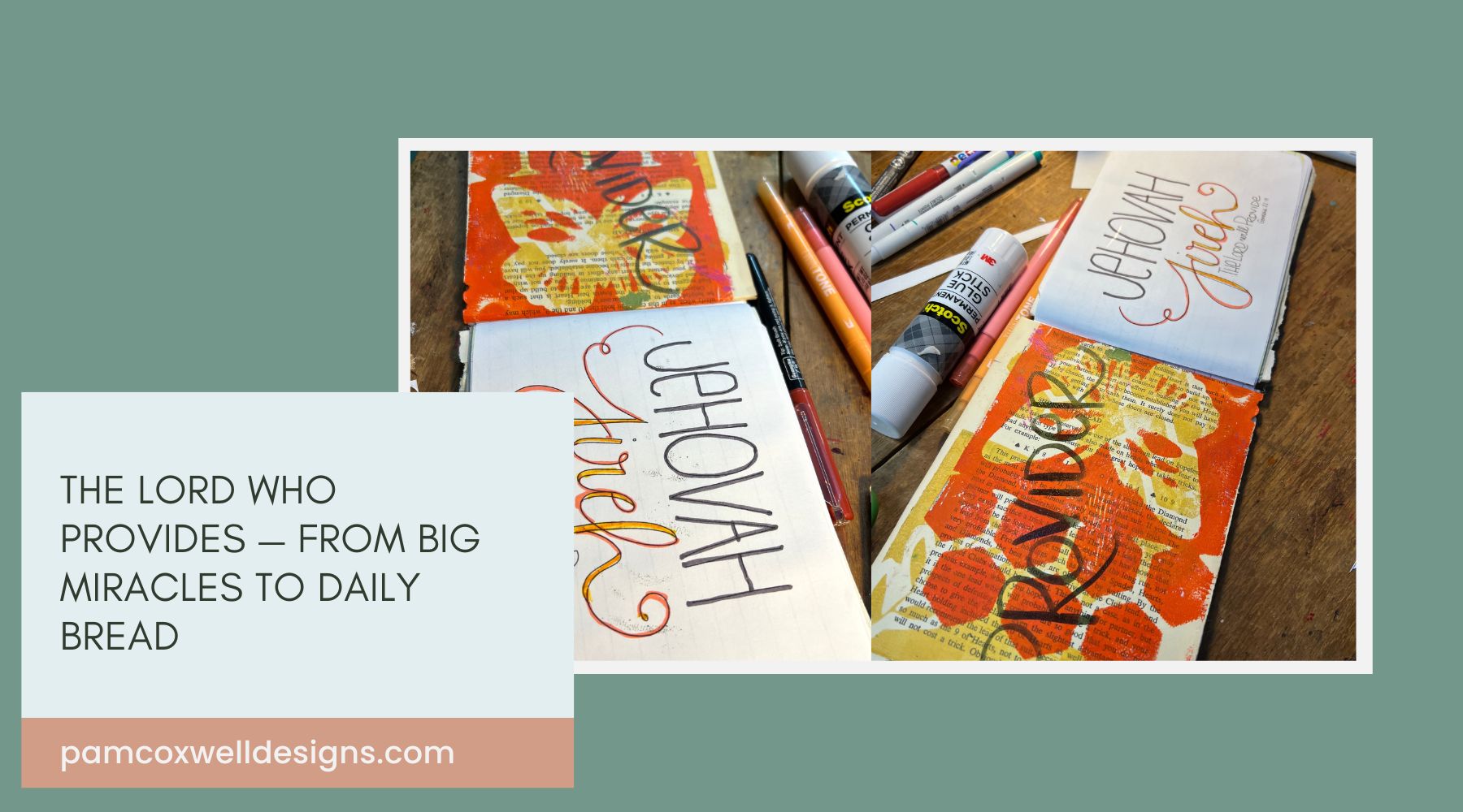 The Lord Who Provides — From Big Miracles to Daily Bread