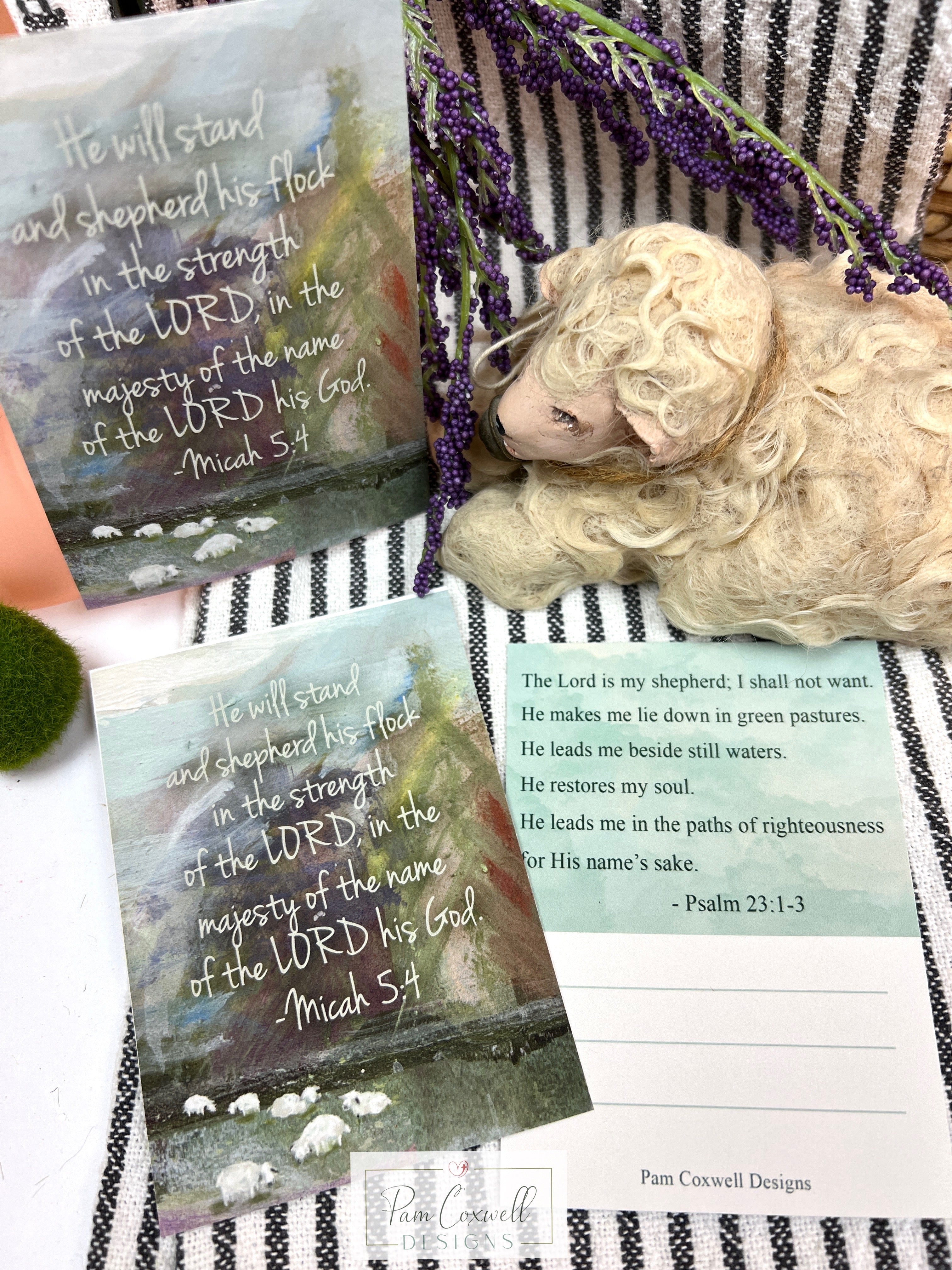 The Good Shepherd John 10:27-28 ~ Little & Mini Shareable Sets ~ 2 OPTIONS