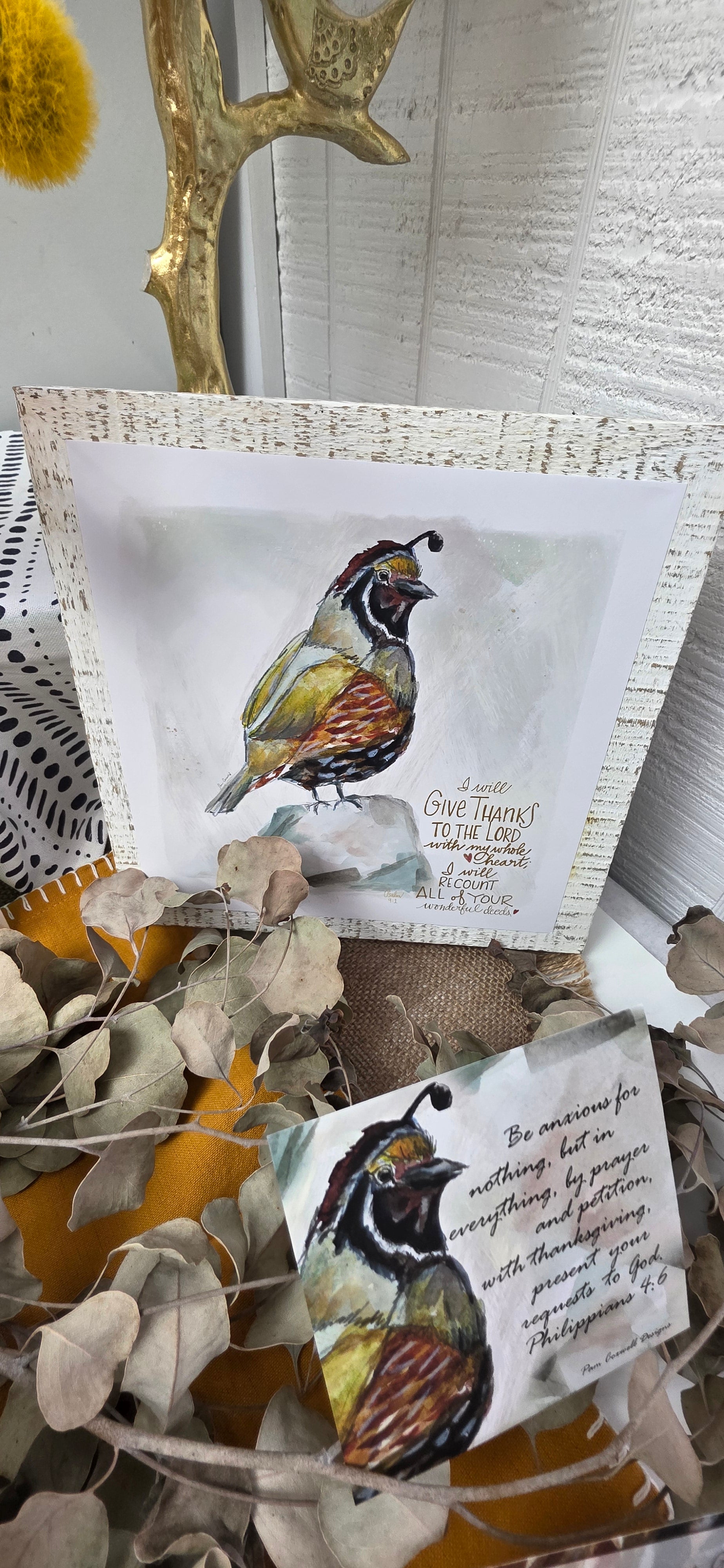 Give Thanks ~ Psalm 9:1 ~ One-Time Box