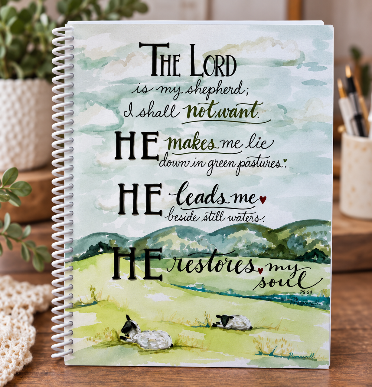 [PRE-ORDER] 2027 He Leadeth Me Planner