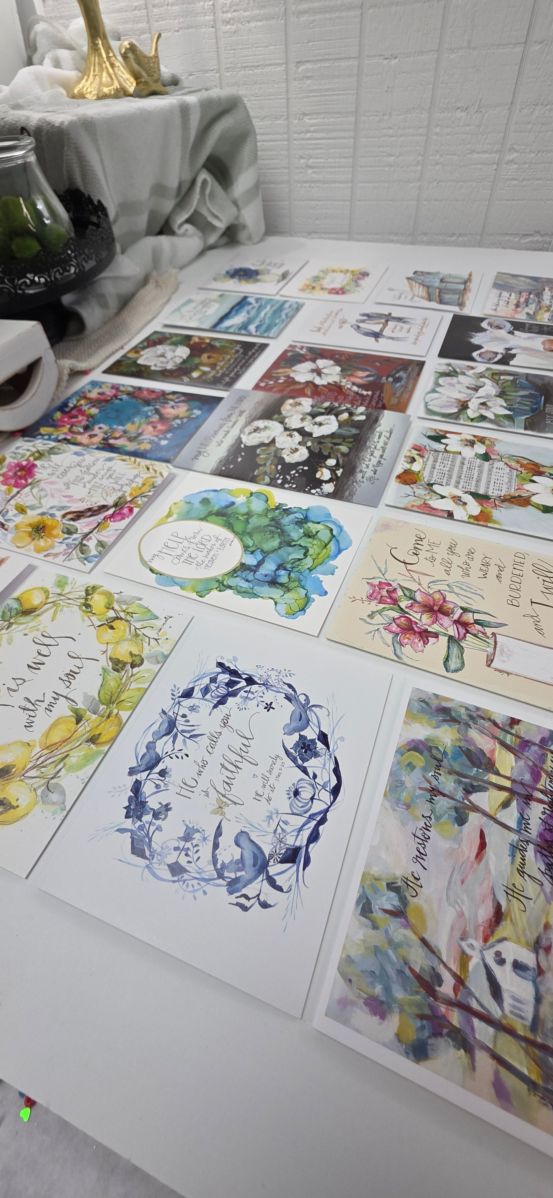 Mystery Notecard Bundles for Journaling. -Bible Tip Ins - Mailing