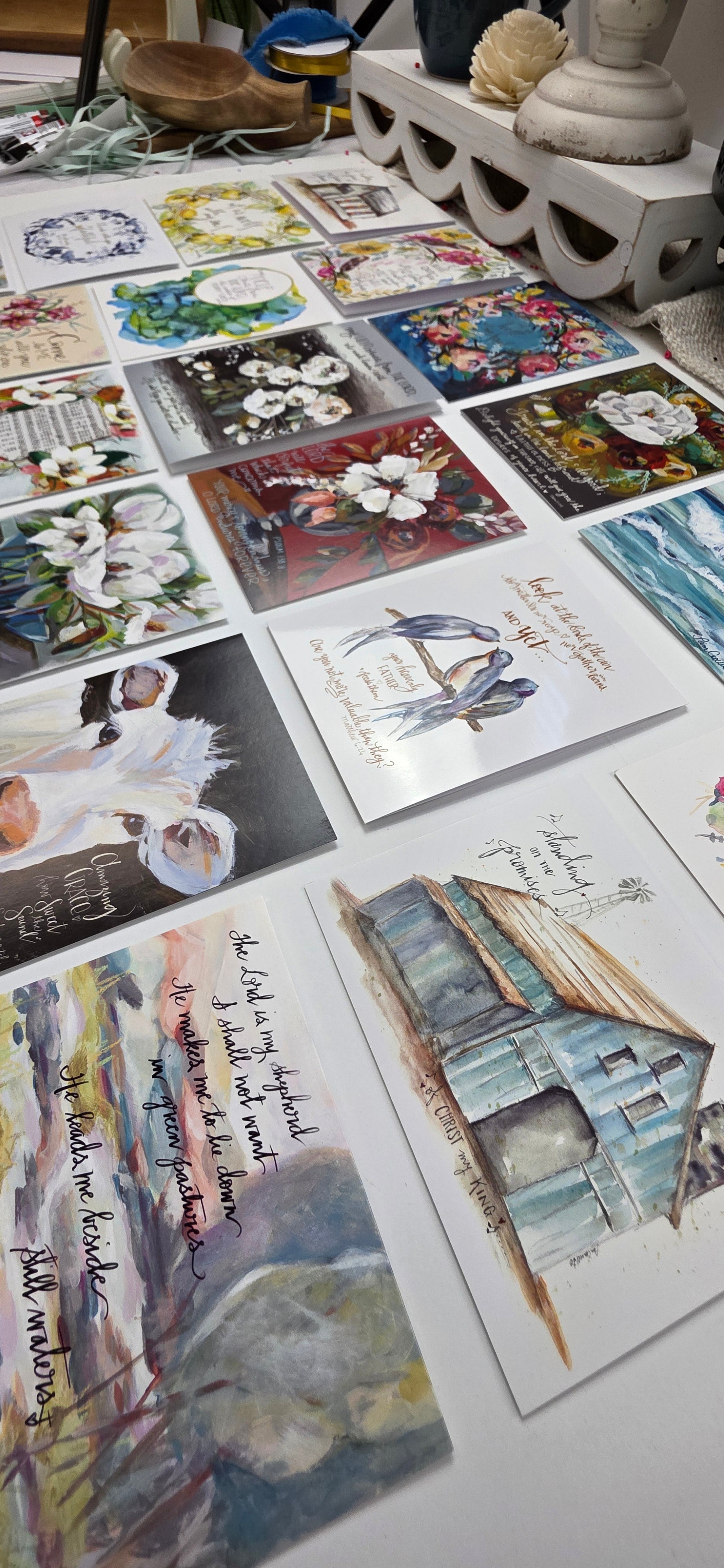 Mystery Notecard Bundles for Journaling. -Bible Tip Ins - Mailing