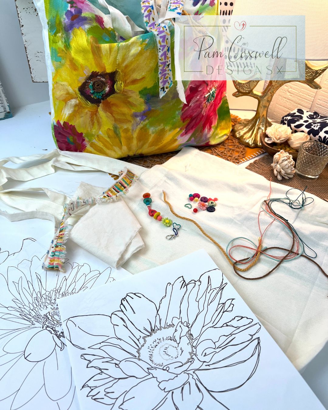 Field of Flowers - Mixed Media Kit