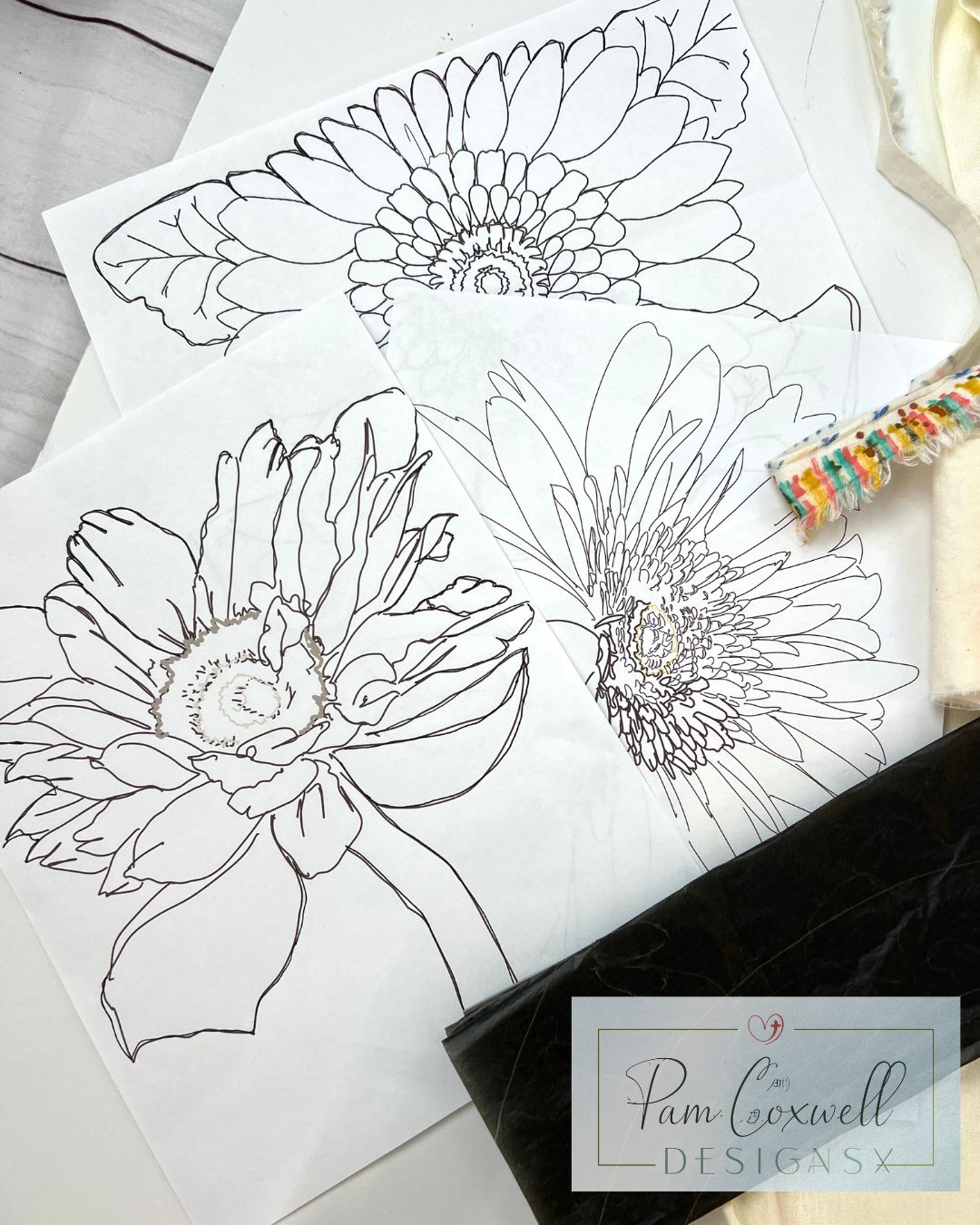 Field of Flowers - Mixed Media Kit