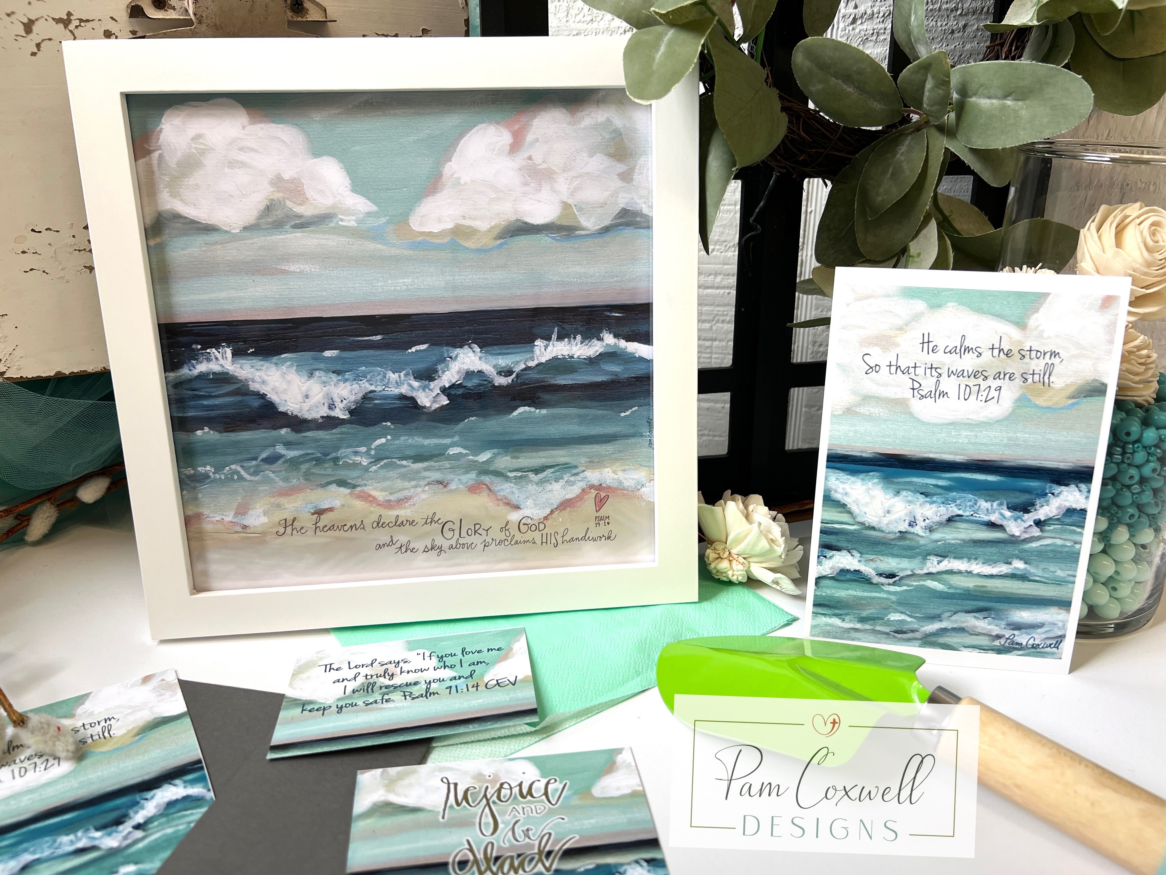 Heaven's Declare Ocean ~ Psalm 19:1 ~ One-Time Box