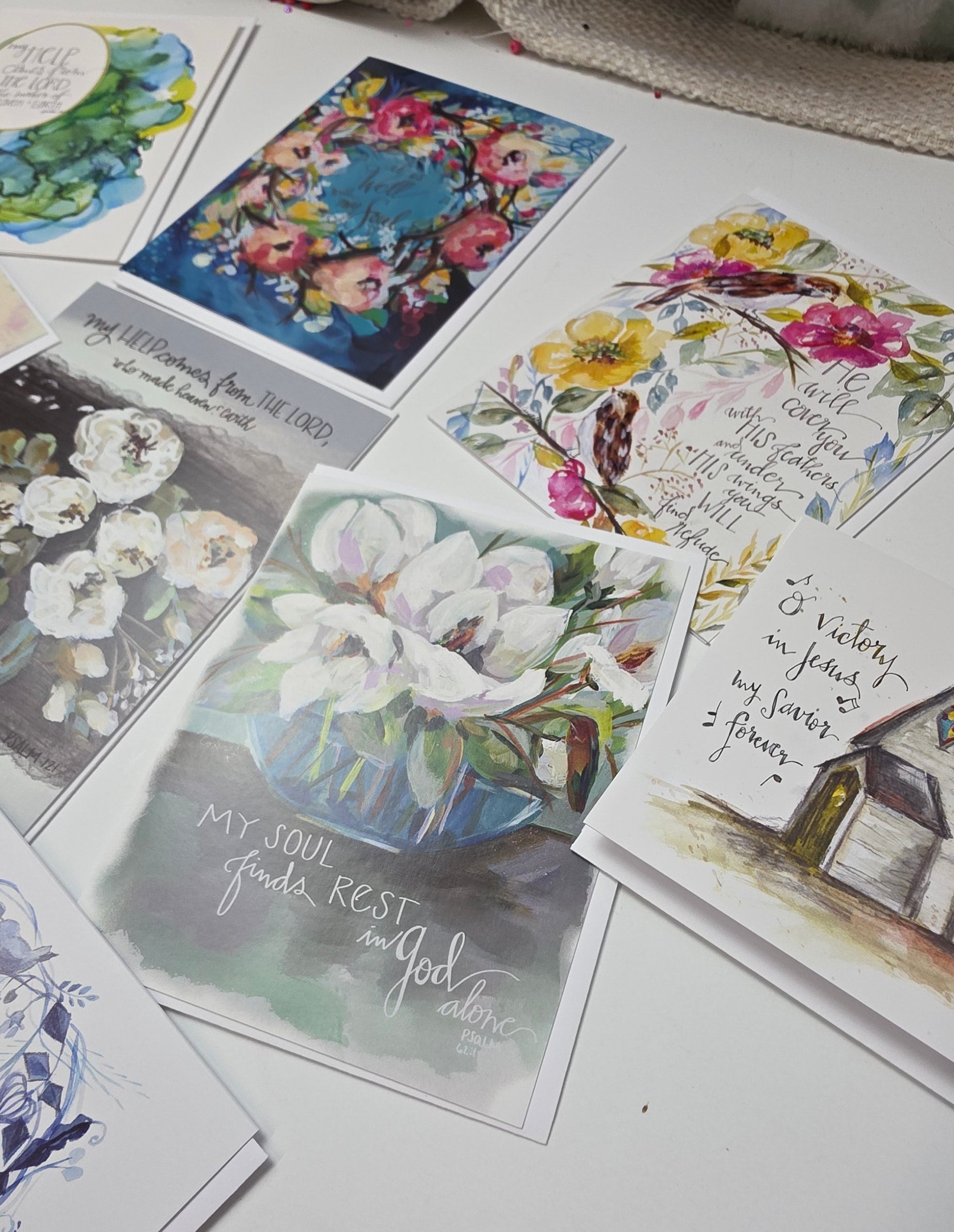 Mystery Notecard Bundles for Journaling. -Bible Tip Ins - Mailing