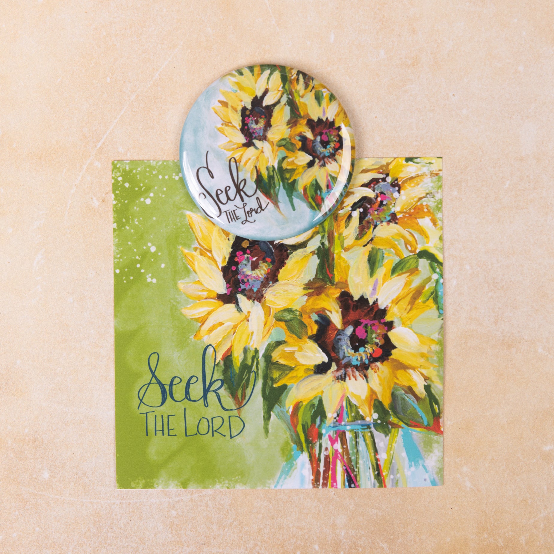 "Glory Sunflowers - Psalm 105:3" Kit