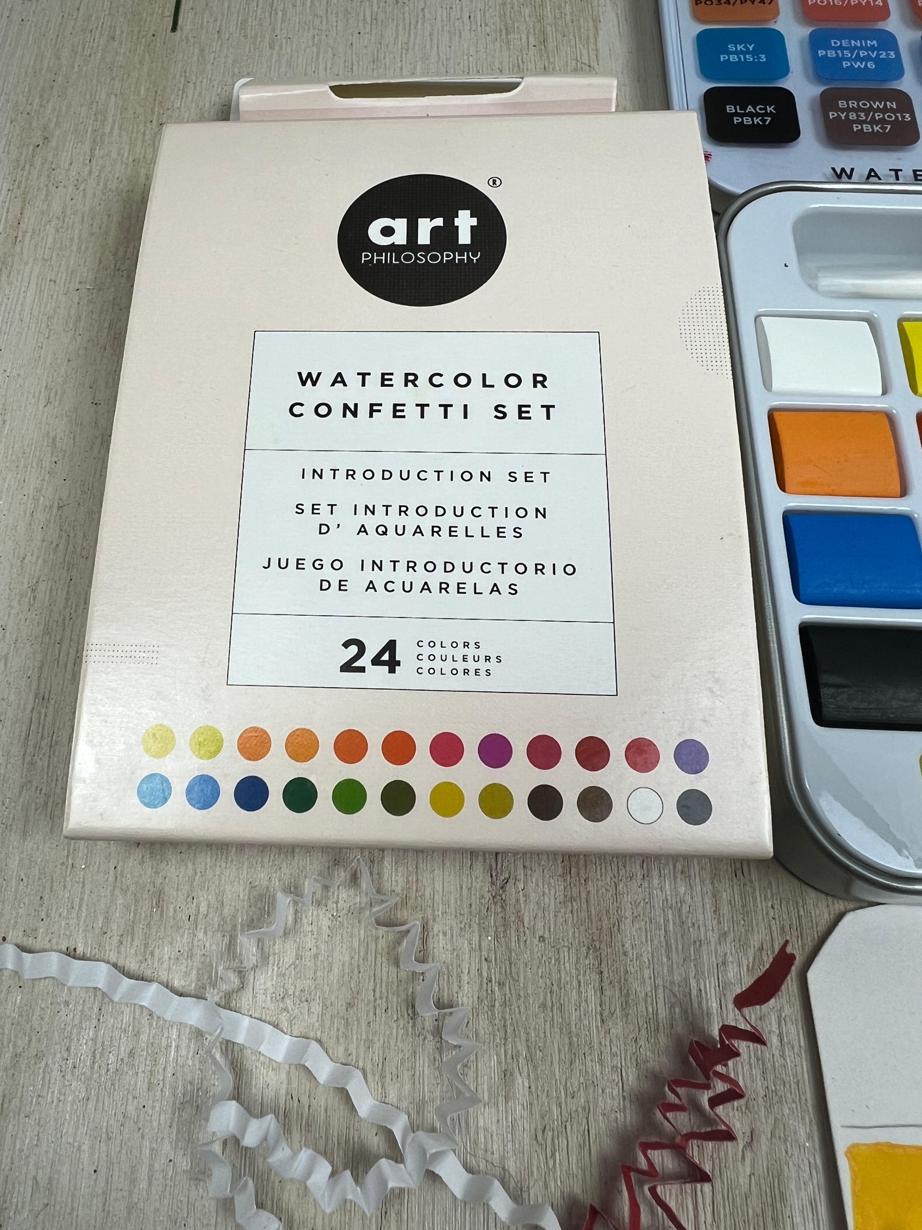 Watercolor Confetti Set by Art Philosophy