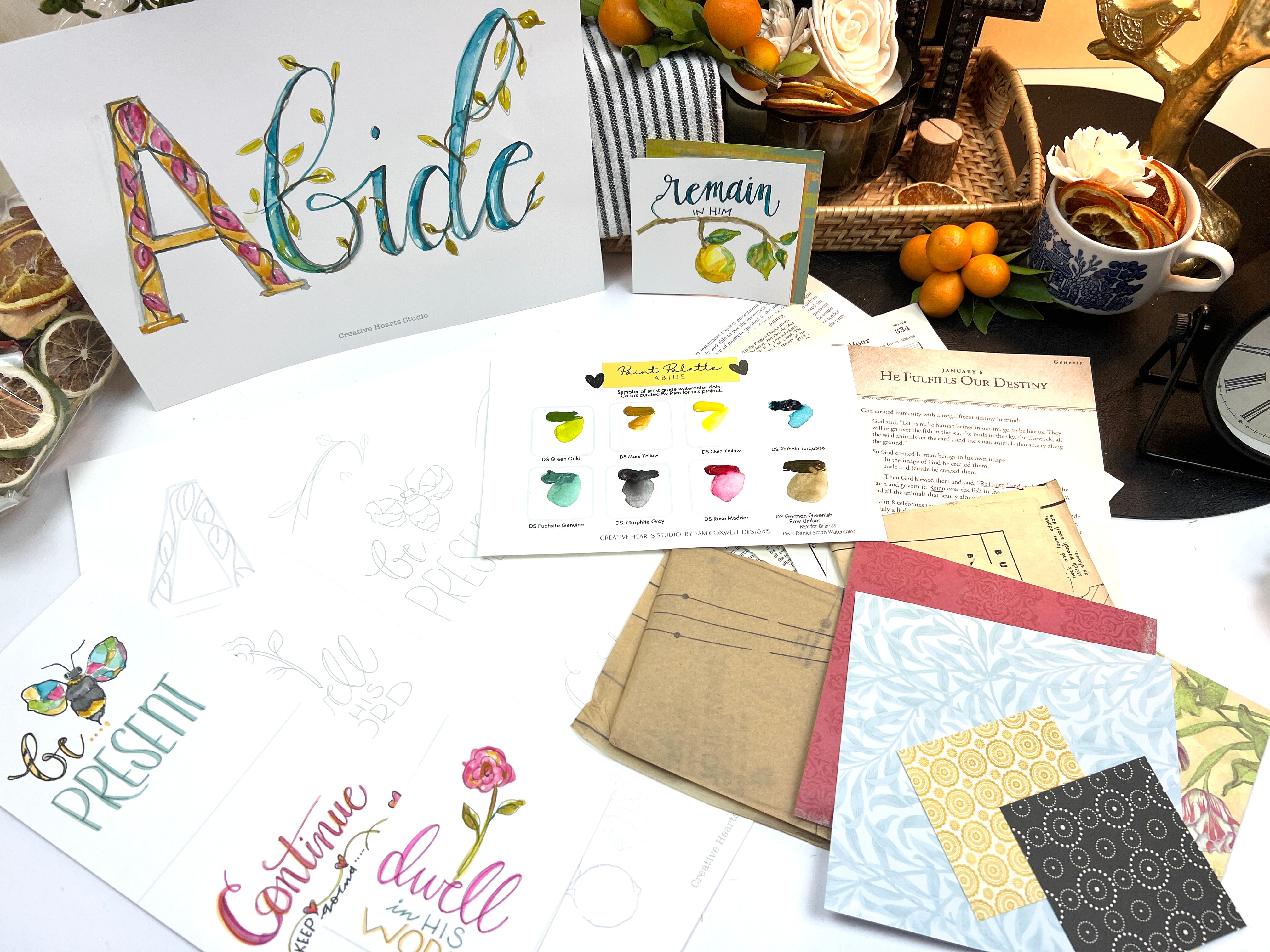 Abide Lettering Projects Kit