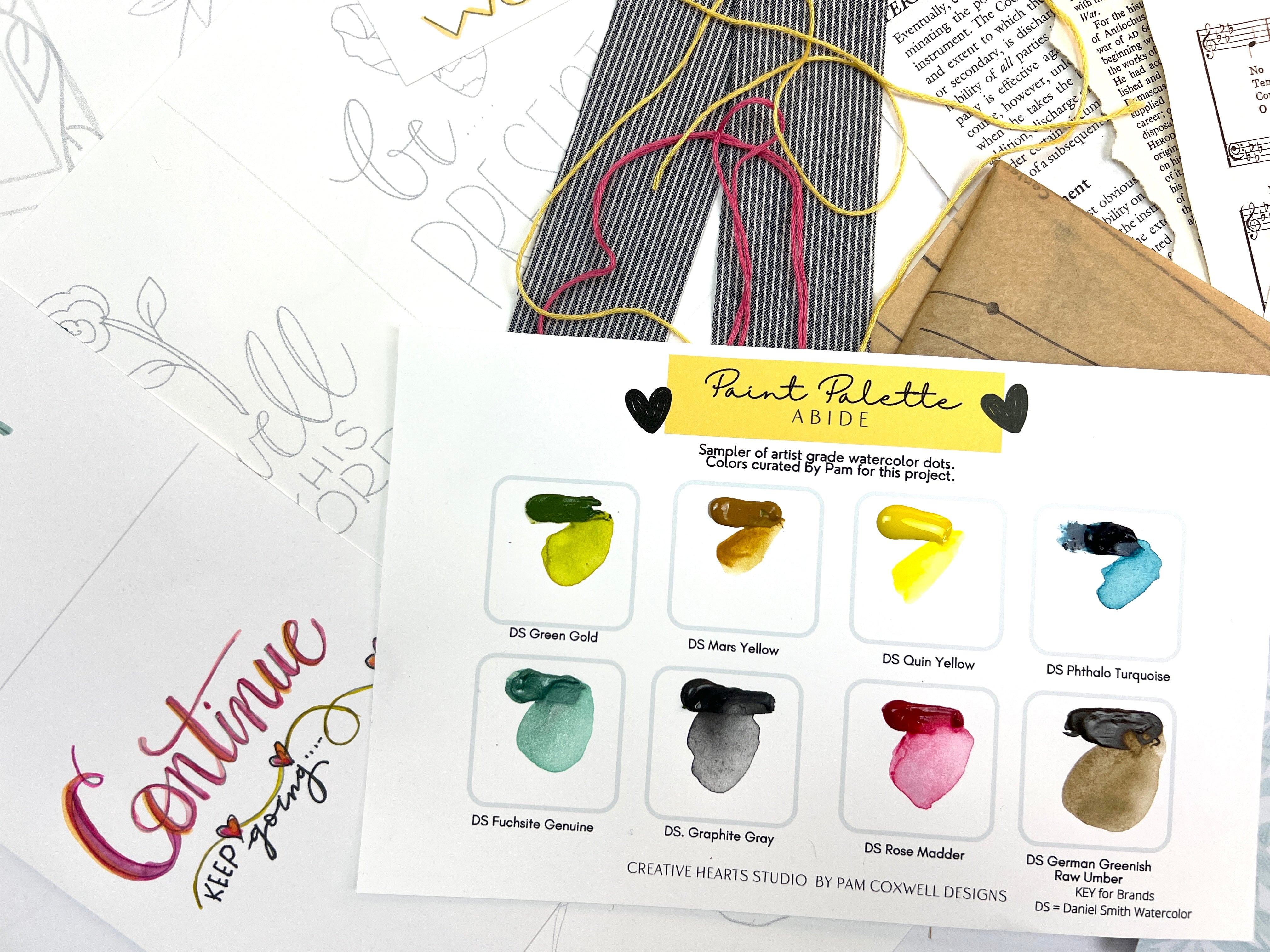 Abide Lettering Projects Kit