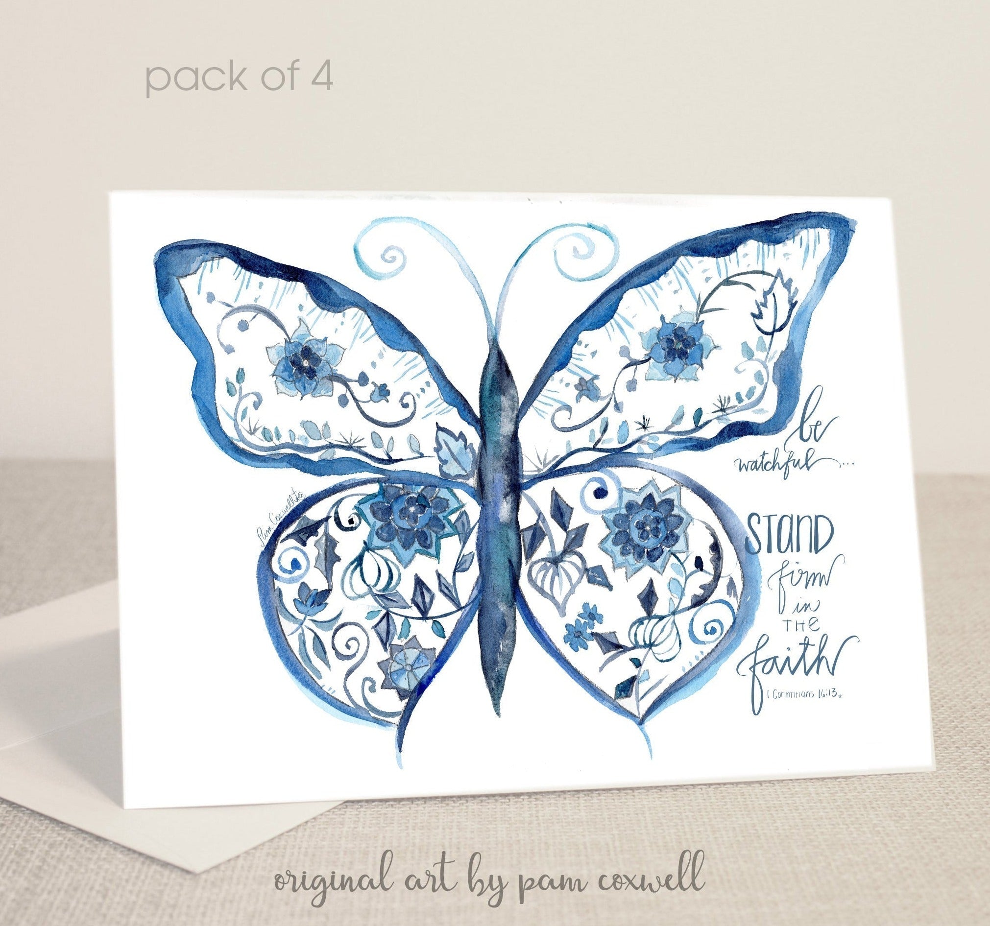 Faith Butterfly Notecards