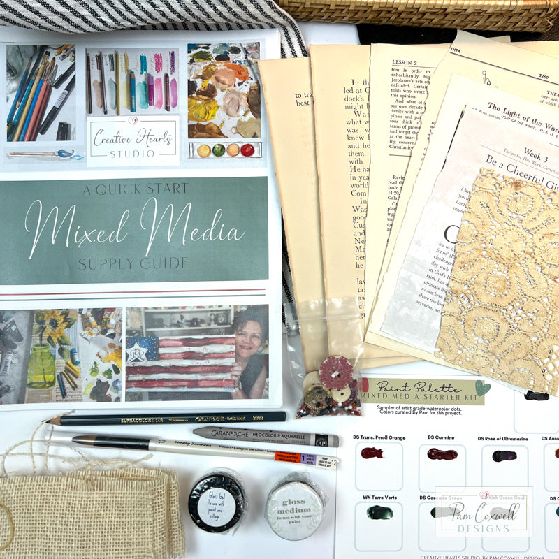 Creative Hearts Studio Membership + Mixed Media Kit Bonus