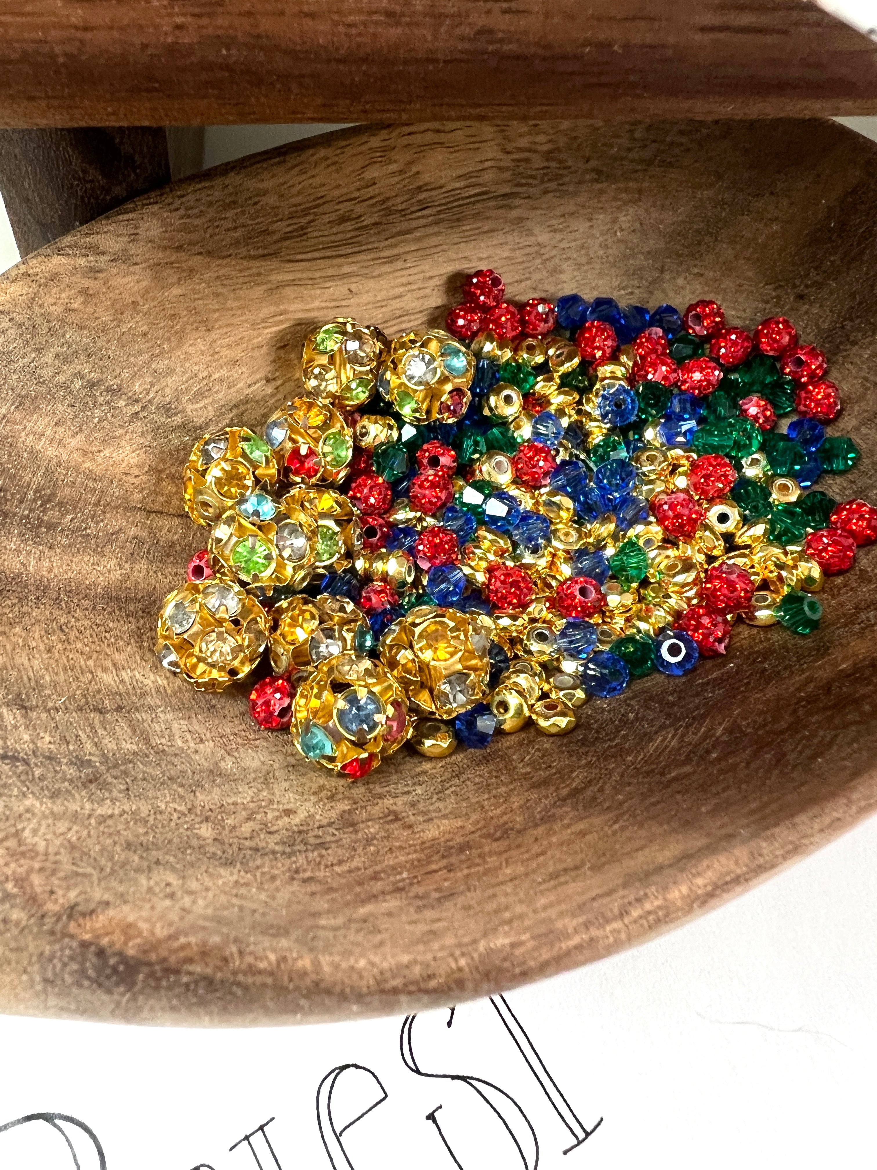Colorful beaded jewelry for bling.