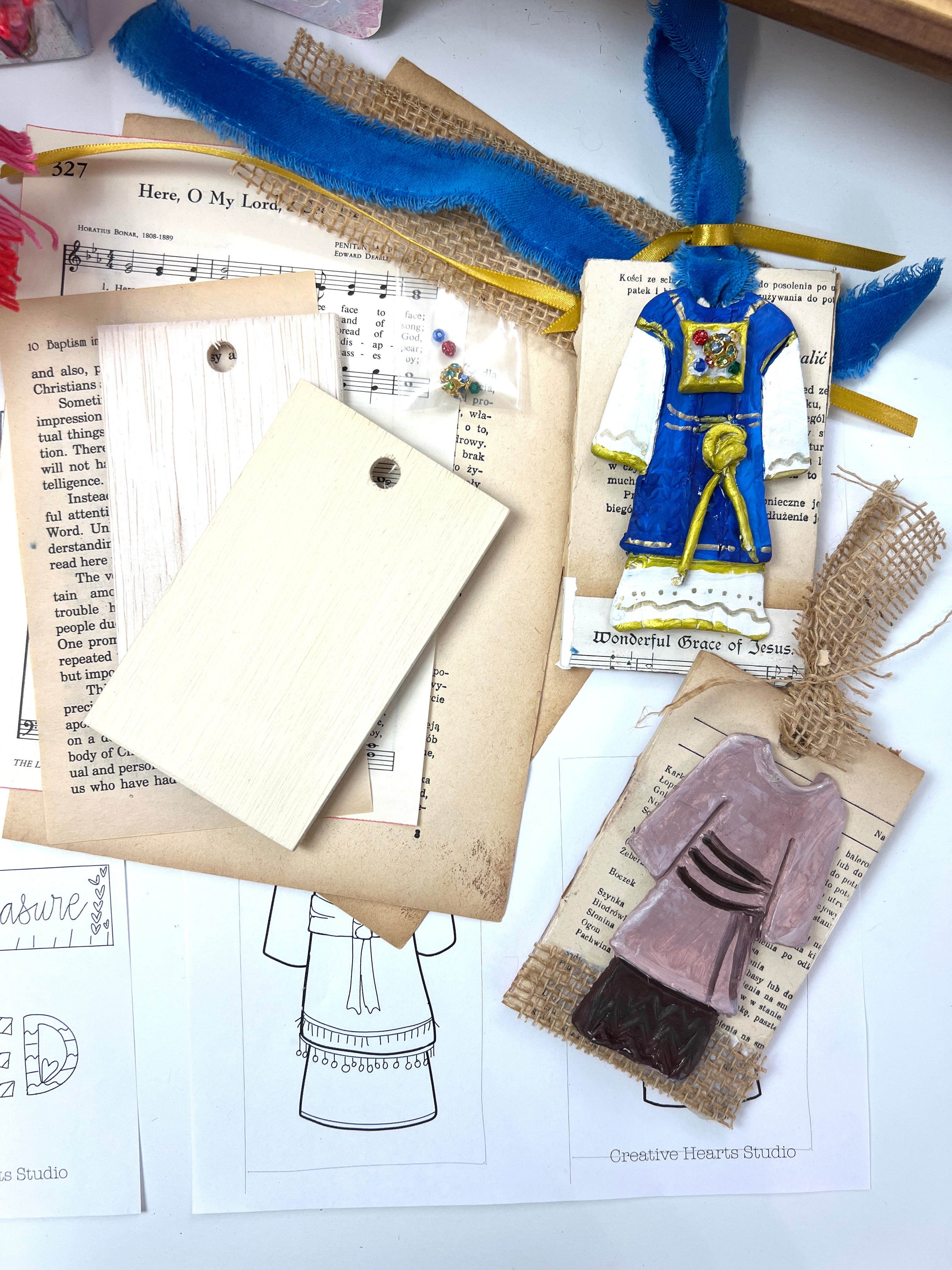 February Mixed Media Project and Name of Jesus