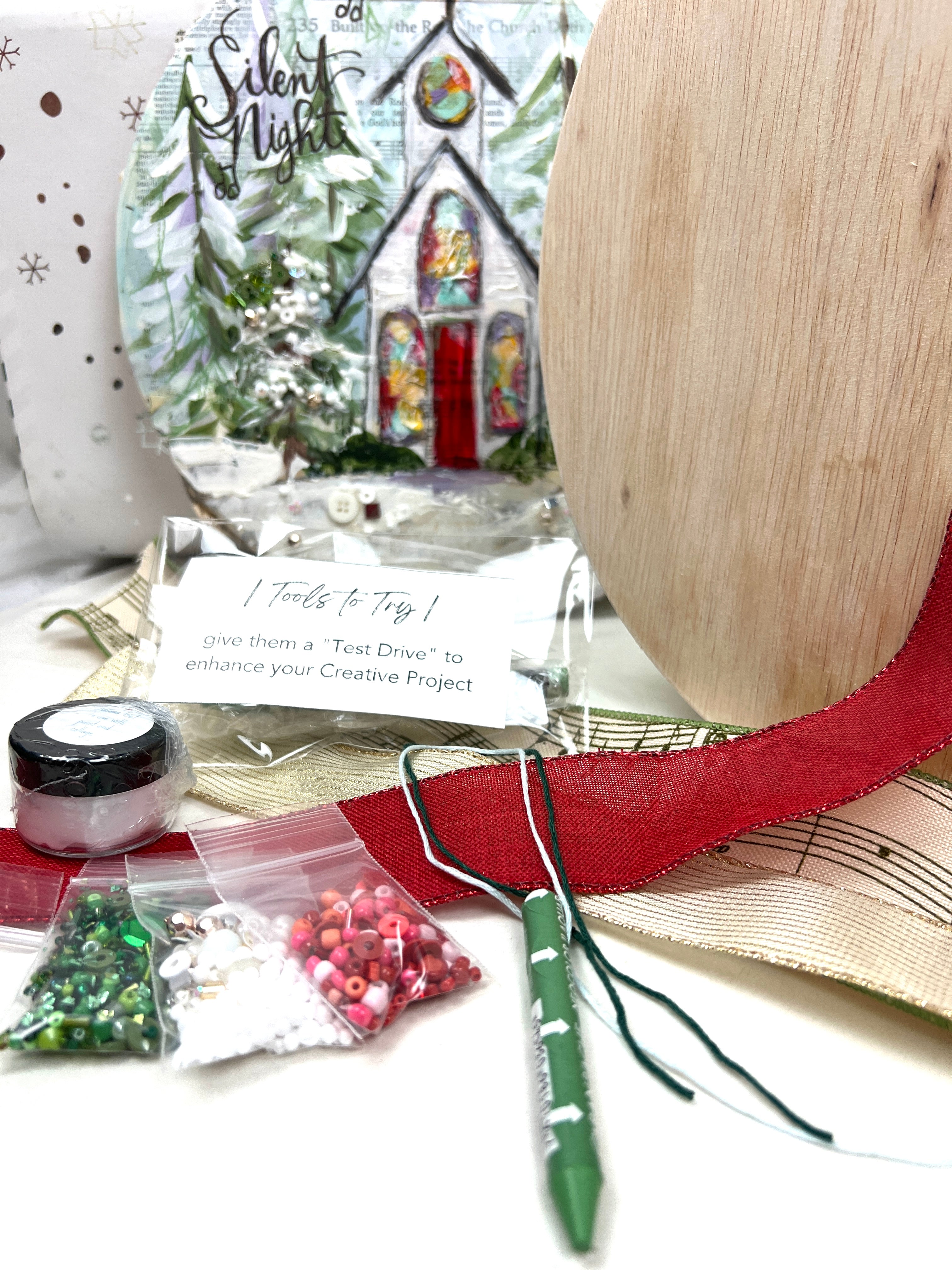 Silent Night Church ~ Jingle & Mingle Project Kit