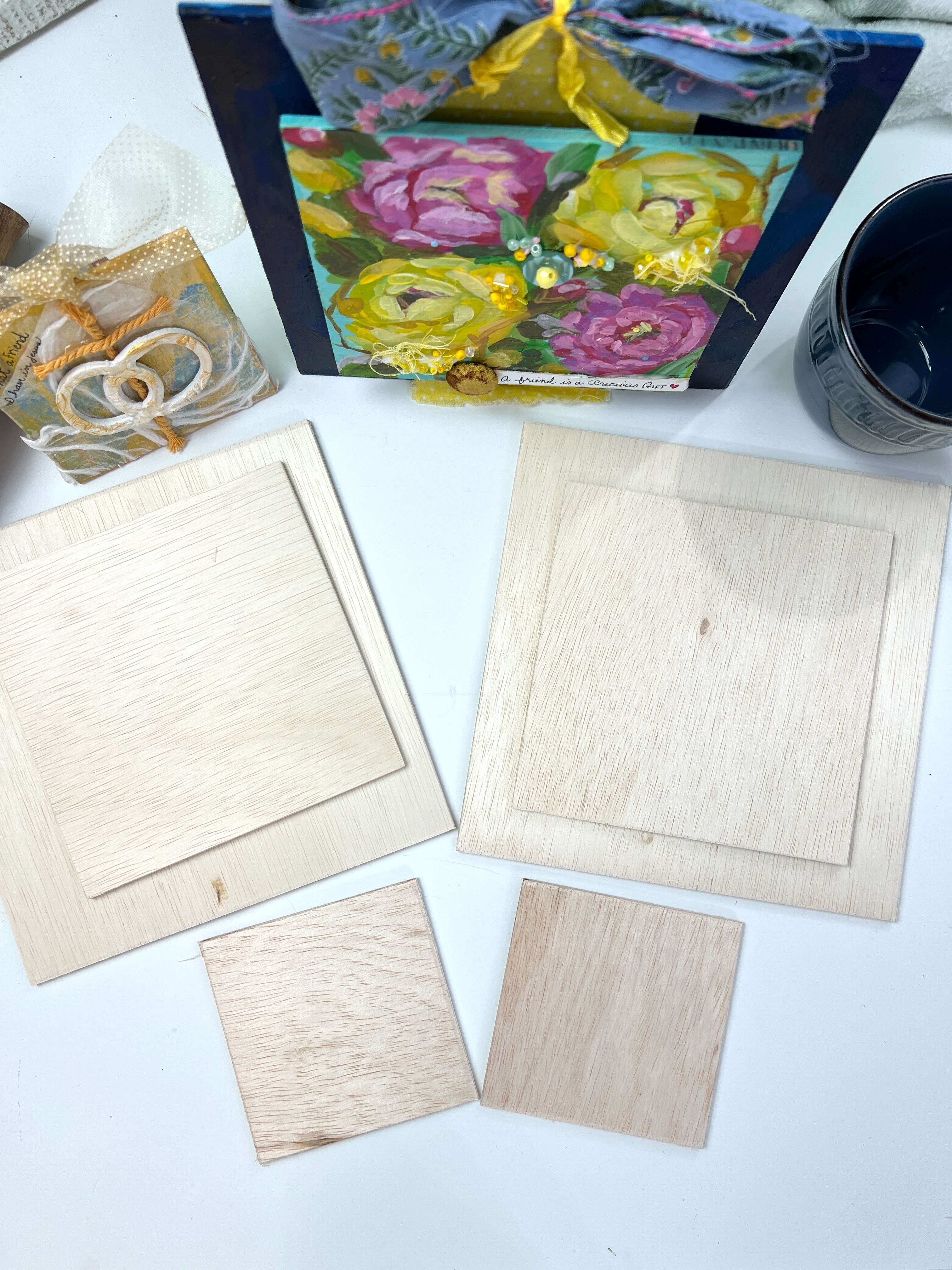 May 2026 Mixed Media Pieces-Wood Cutouts