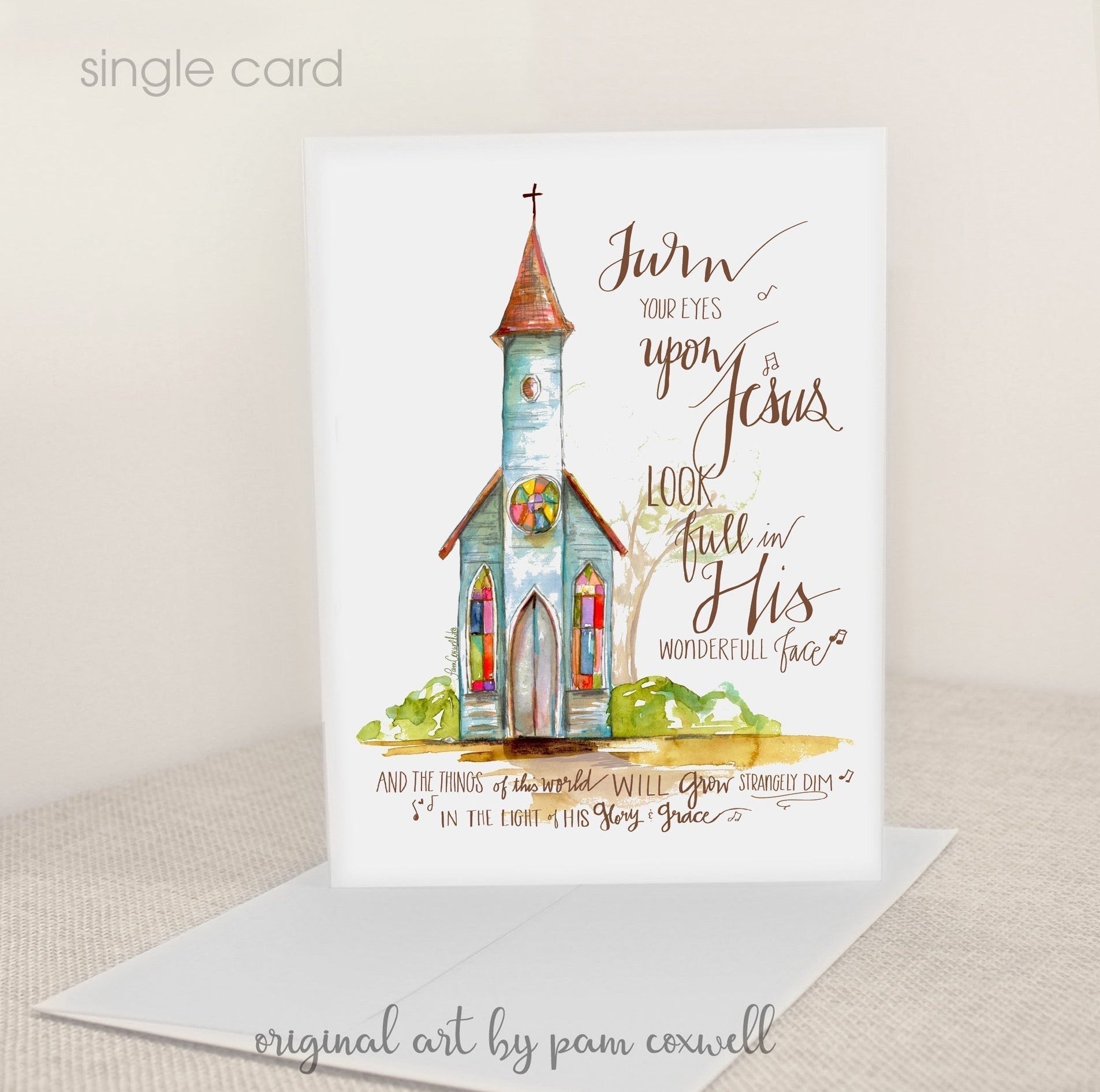Turn Your Eyes Chapel Notecards
