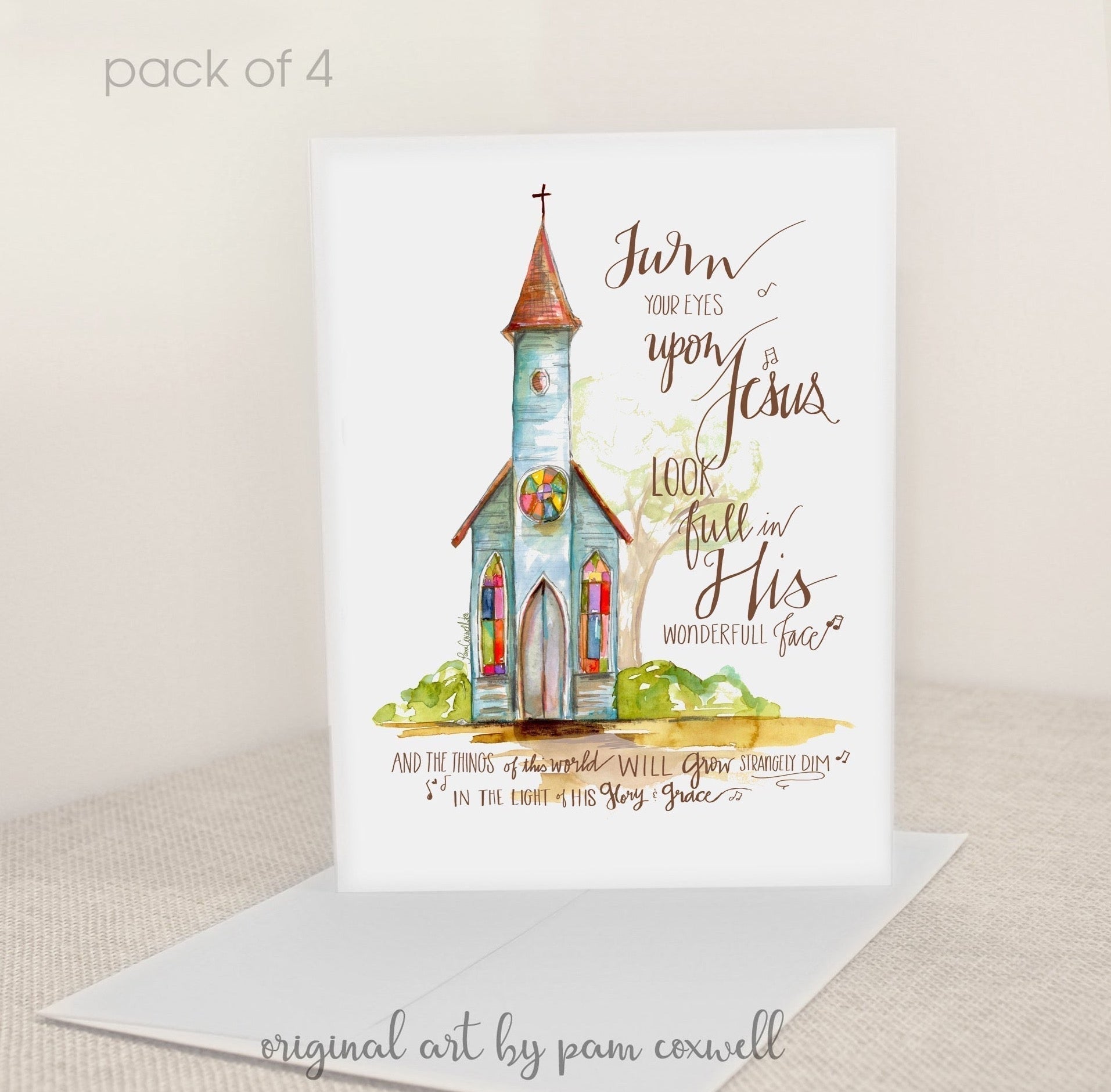 Turn Your Eyes Chapel Notecards