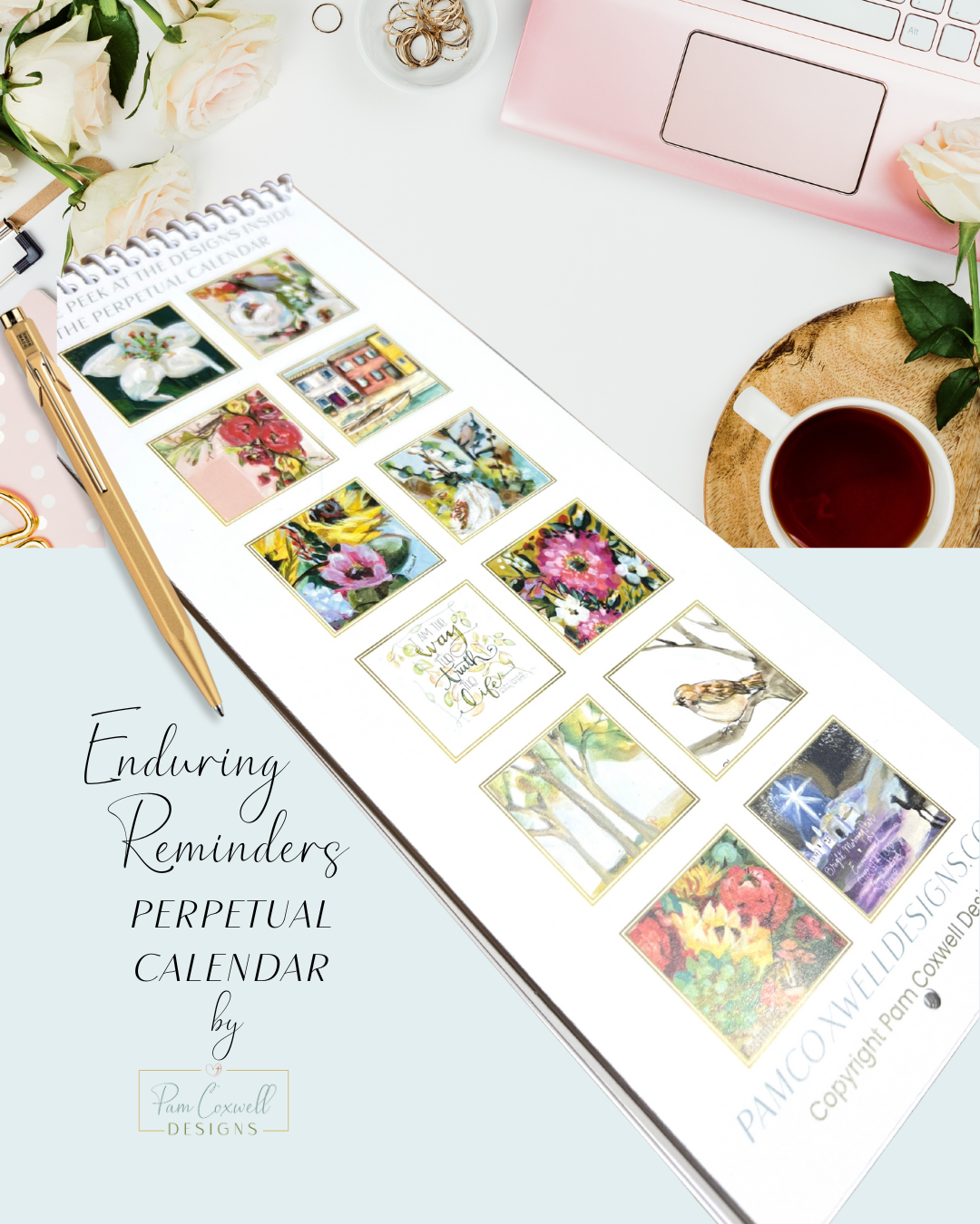 Enduring Reminders ~ Perpetual 12‑Month Calendar