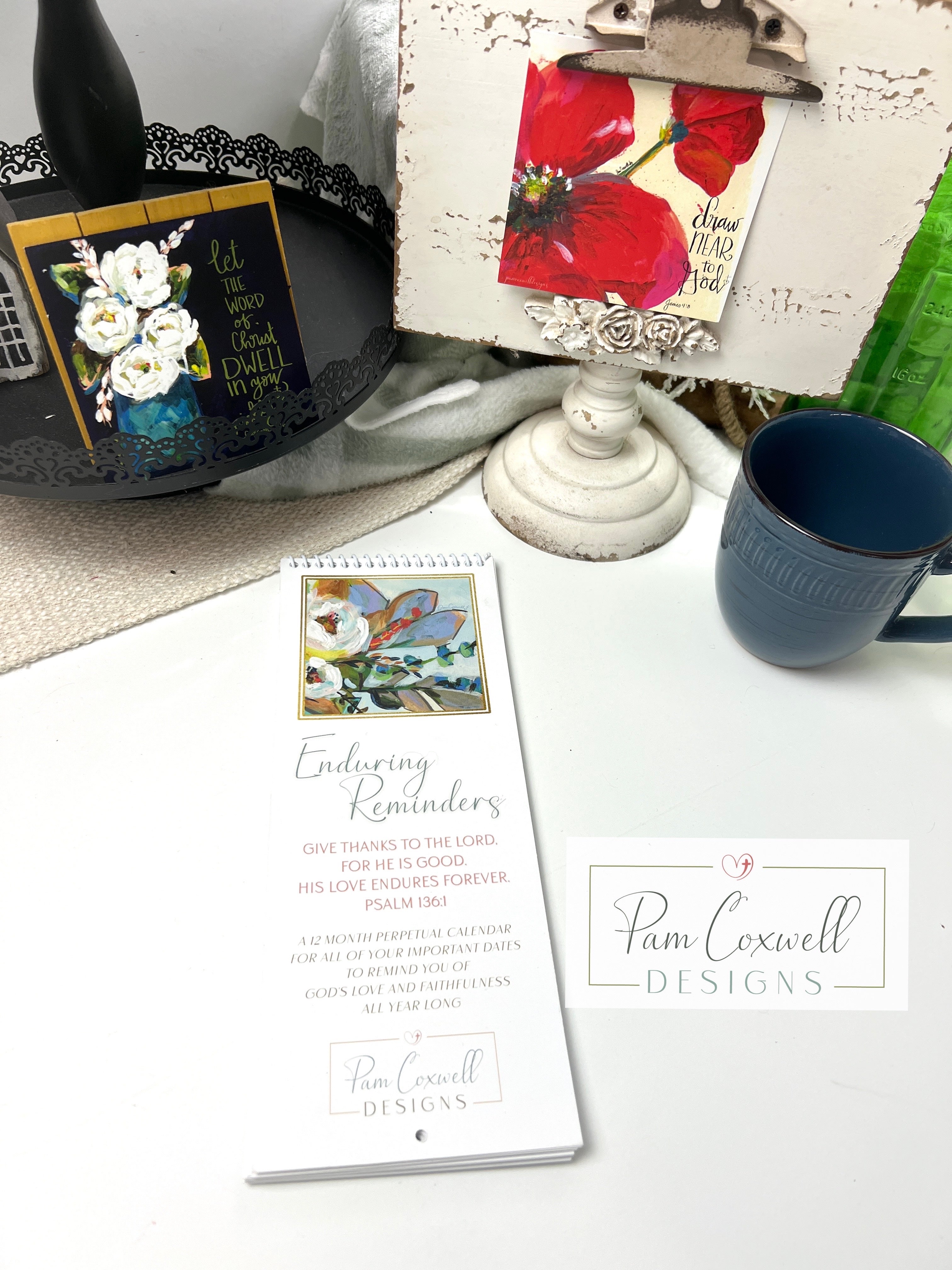 Enduring Reminders ~ Perpetual 12‑Month Calendar