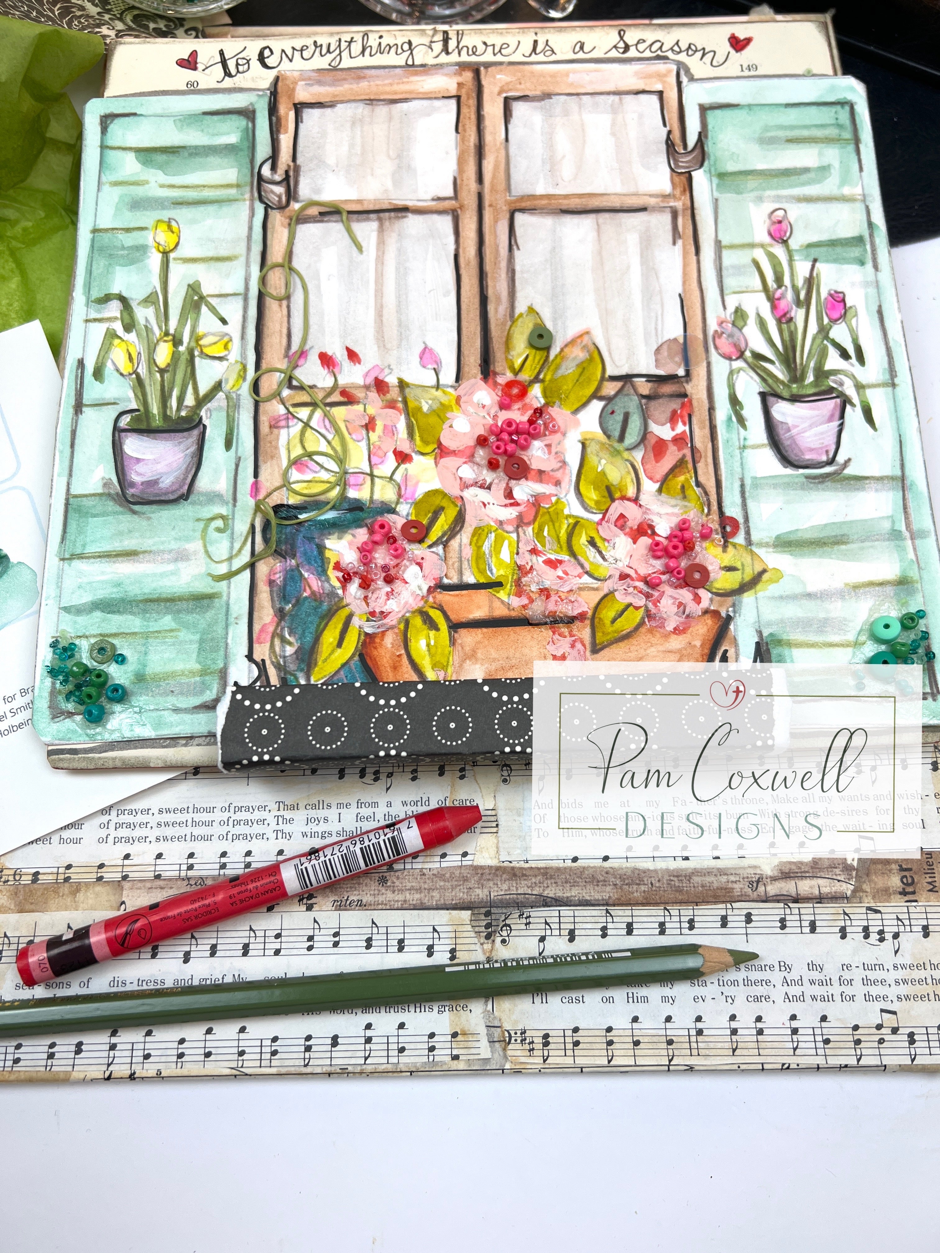 Interchangeable Painted Window Project Kit ~ Spring Jingle & Mingle