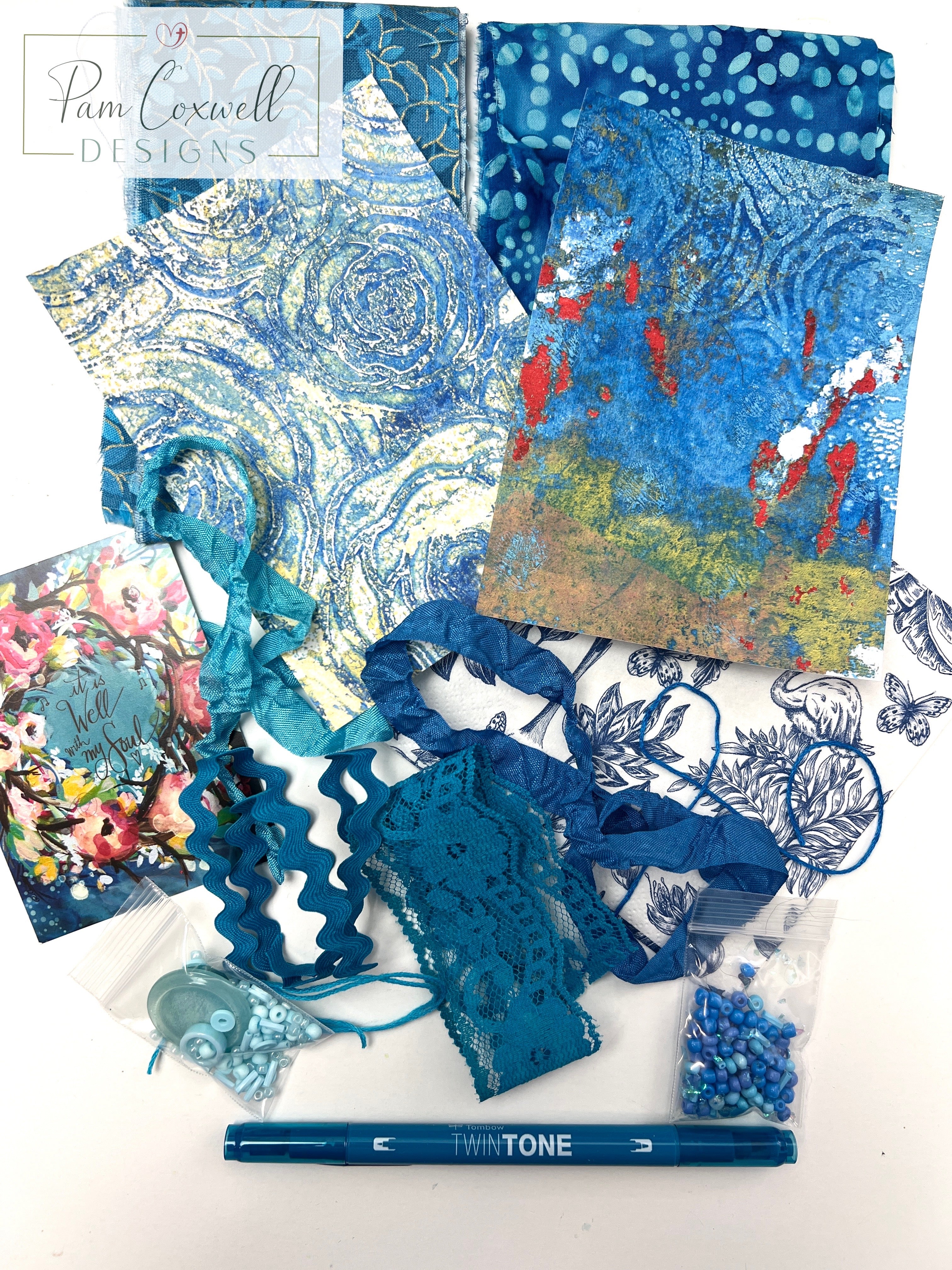 The Color of the Month Bundle ~ Peacock Blue